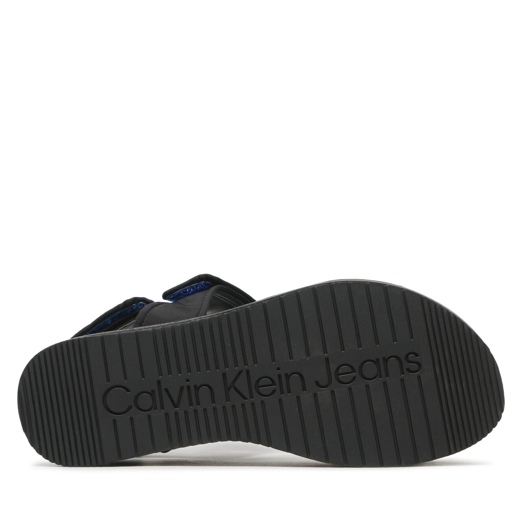 Calvin Klein Jeans Sandale Flatform Sandal Softny YW0YW00965 Negru - Pled.ro