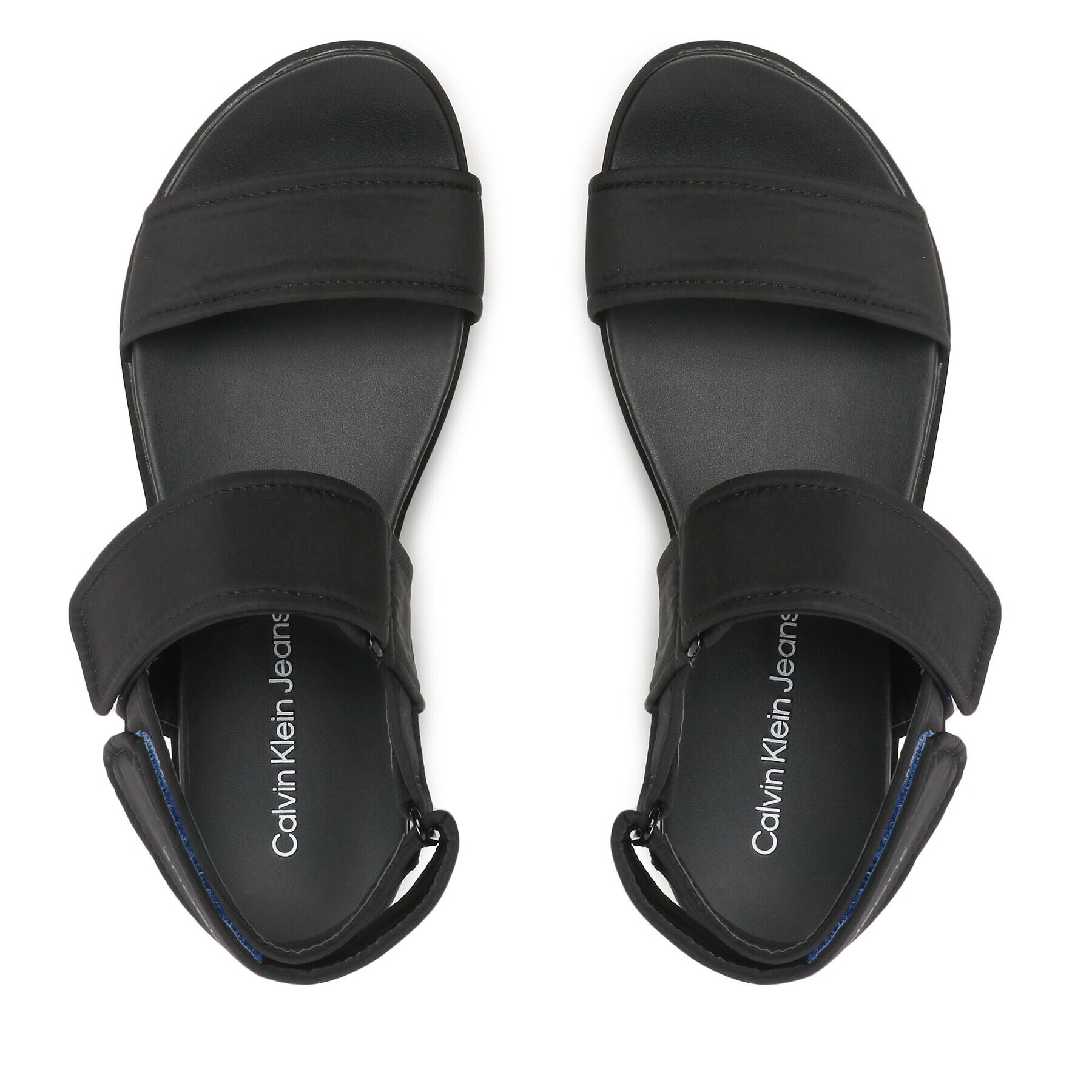 Calvin Klein Jeans Sandale Flatform Sandal Softny YW0YW00965 Negru - Pled.ro