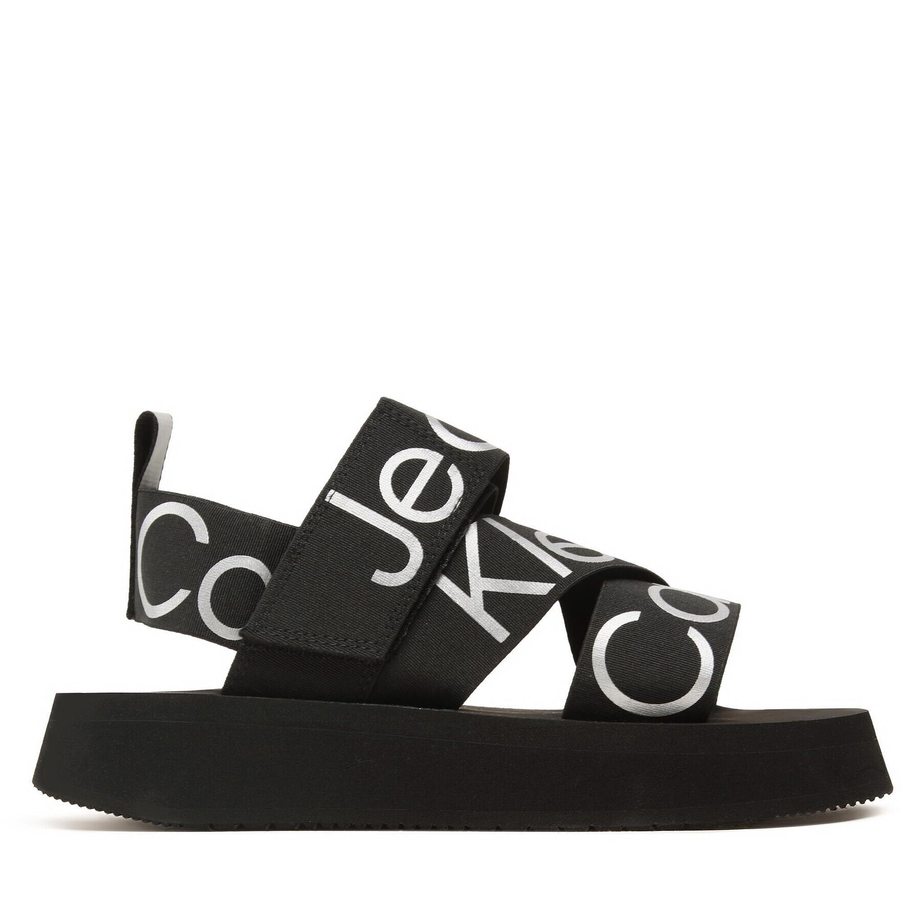 Calvin Klein Jeans Sandale Prefersato Sandal Webb YW0YW01071 Negru - Pled.ro