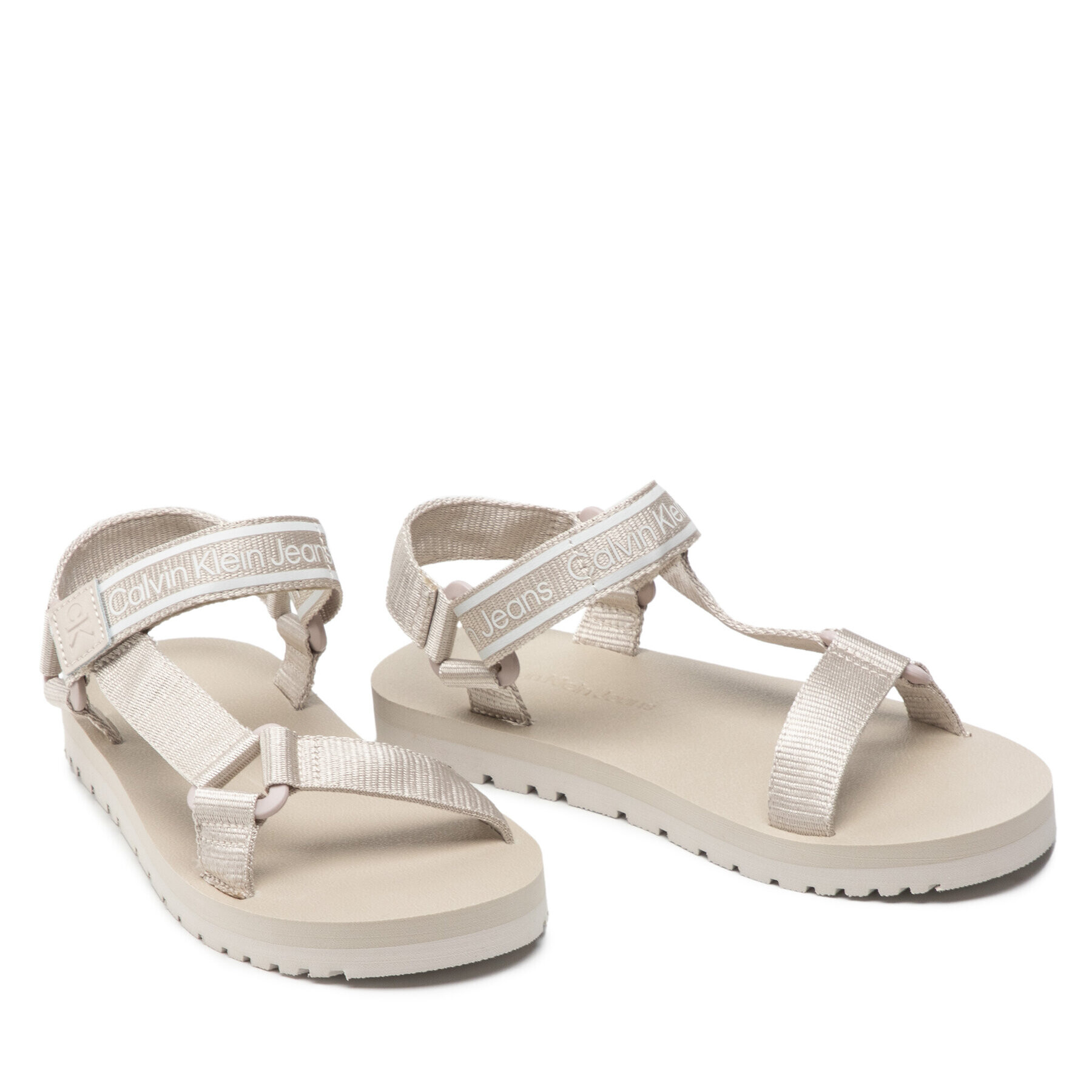 Calvin Klein Jeans Sandale Prefresato Sandal 1 YM0YM00352 Bej - Pled.ro