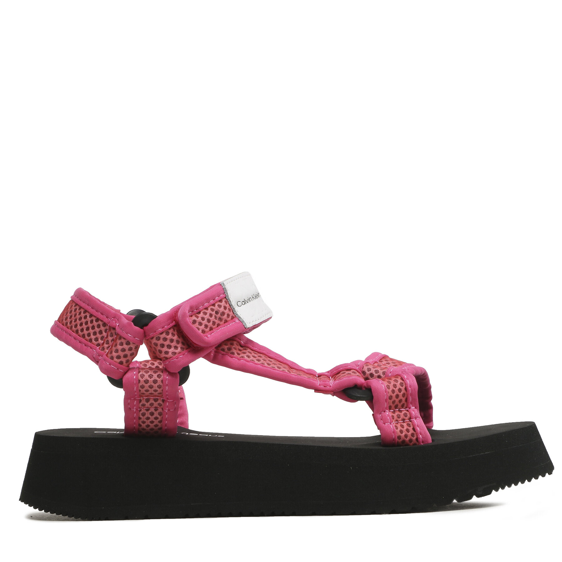 Calvin Klein Jeans Sandale Prefresato Sandal Webbing Mesh YW0YW00969 Roz - Pled.ro