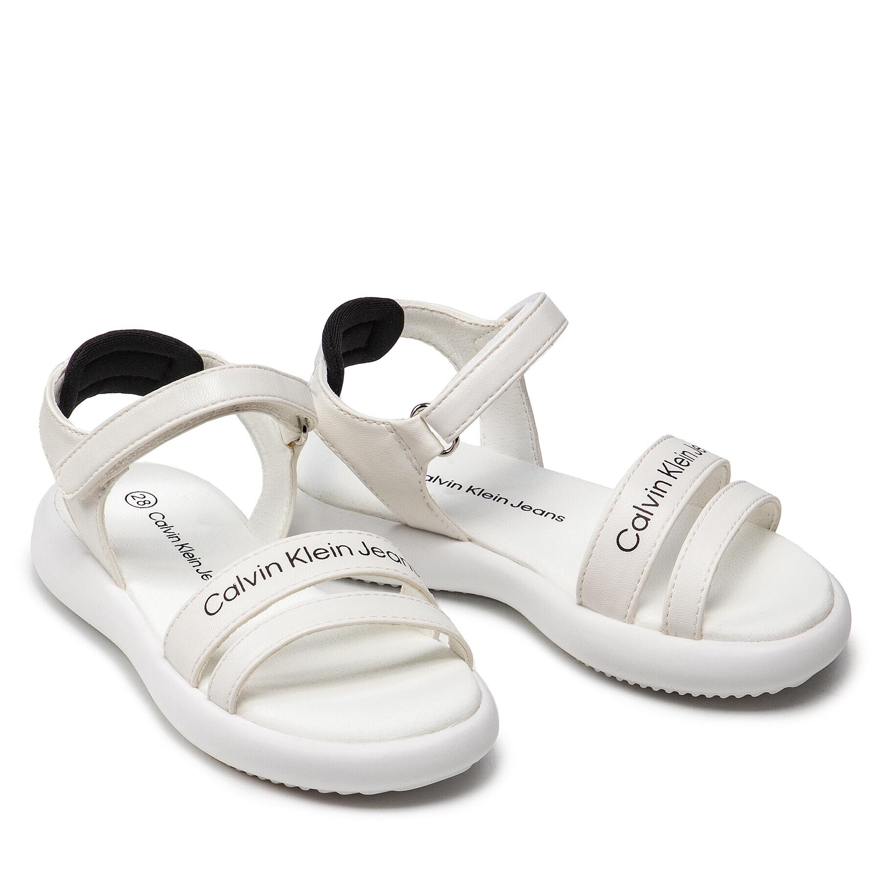 Calvin Klein Jeans Sandale Sandal V3A2-80203-0326 Alb - Pled.ro