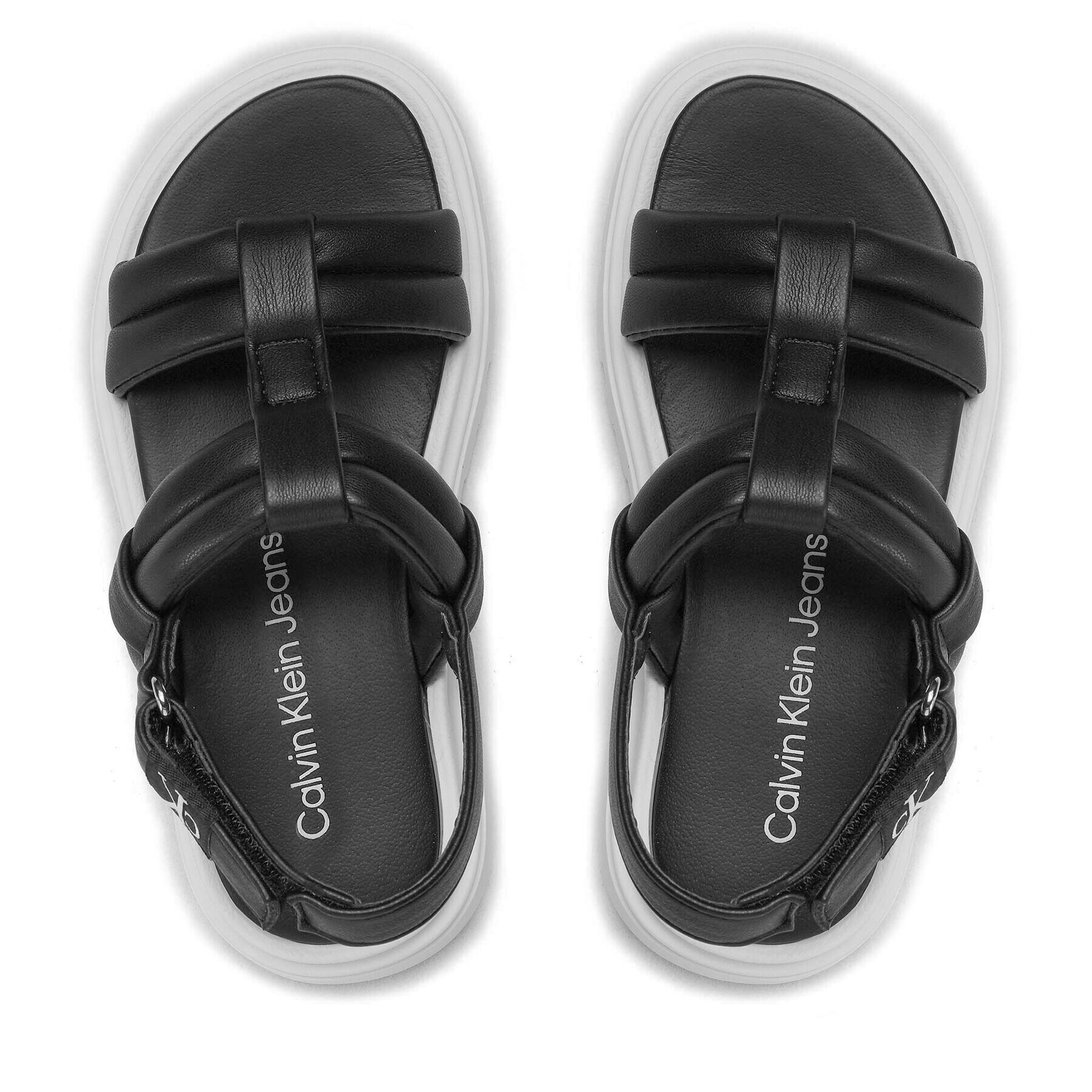 Calvin Klein Jeans Sandale Sandal V4A2-80514-1614 Negru - Pled.ro