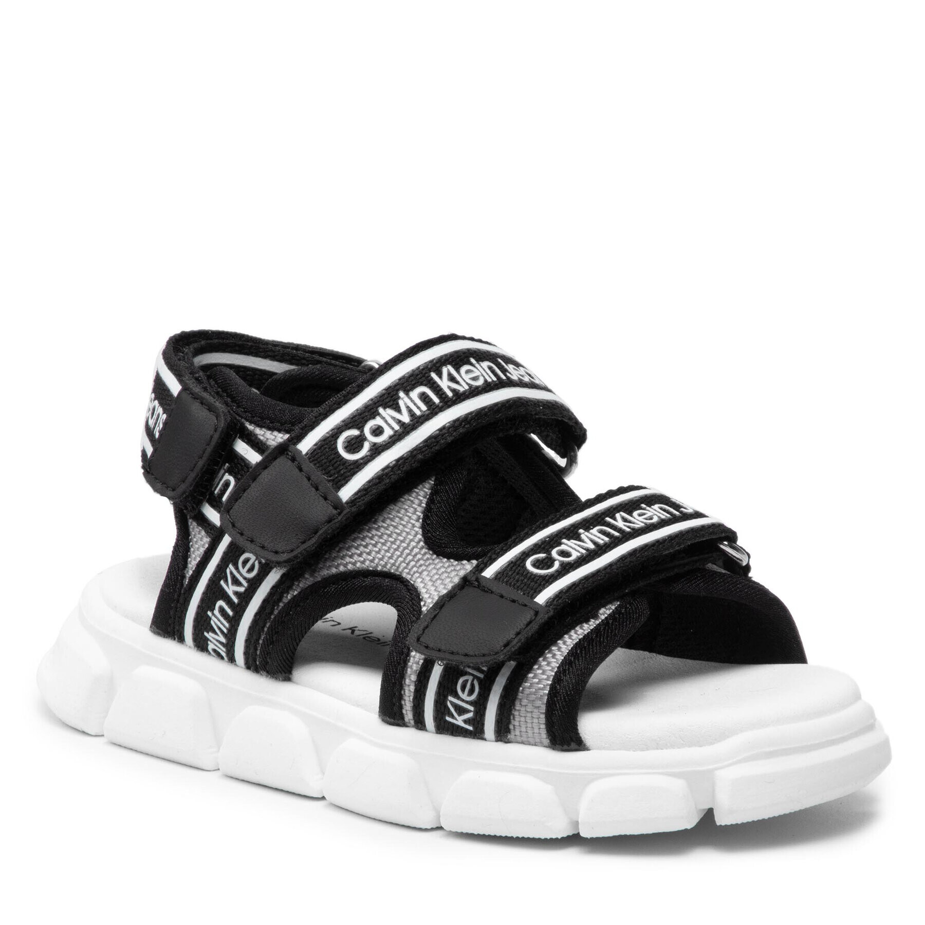 Calvin Klein Jeans Sandale Velco Sandal V1B2-80146-0211 Negru - Pled.ro