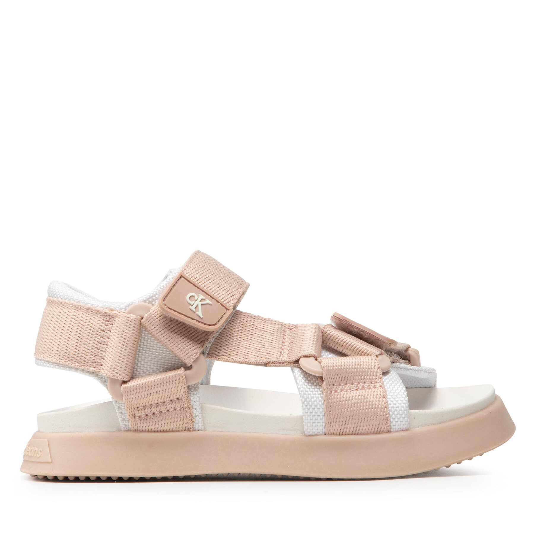 Calvin Klein Jeans Sandale Velcro Sandal V3A2-80210-0034 Bej - Pled.ro