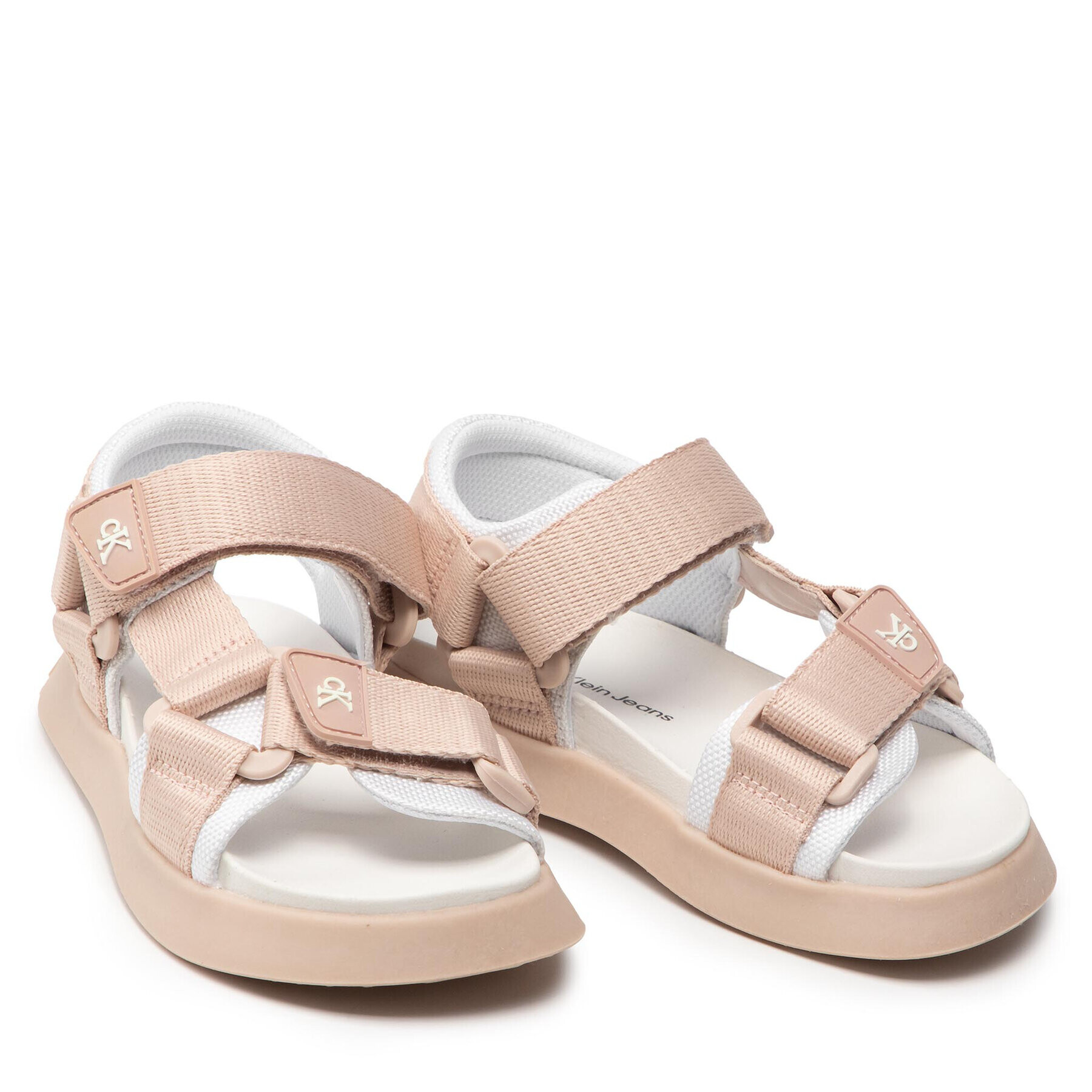 Calvin Klein Jeans Sandale Velcro Sandal V3A2-80210-0034 Bej - Pled.ro