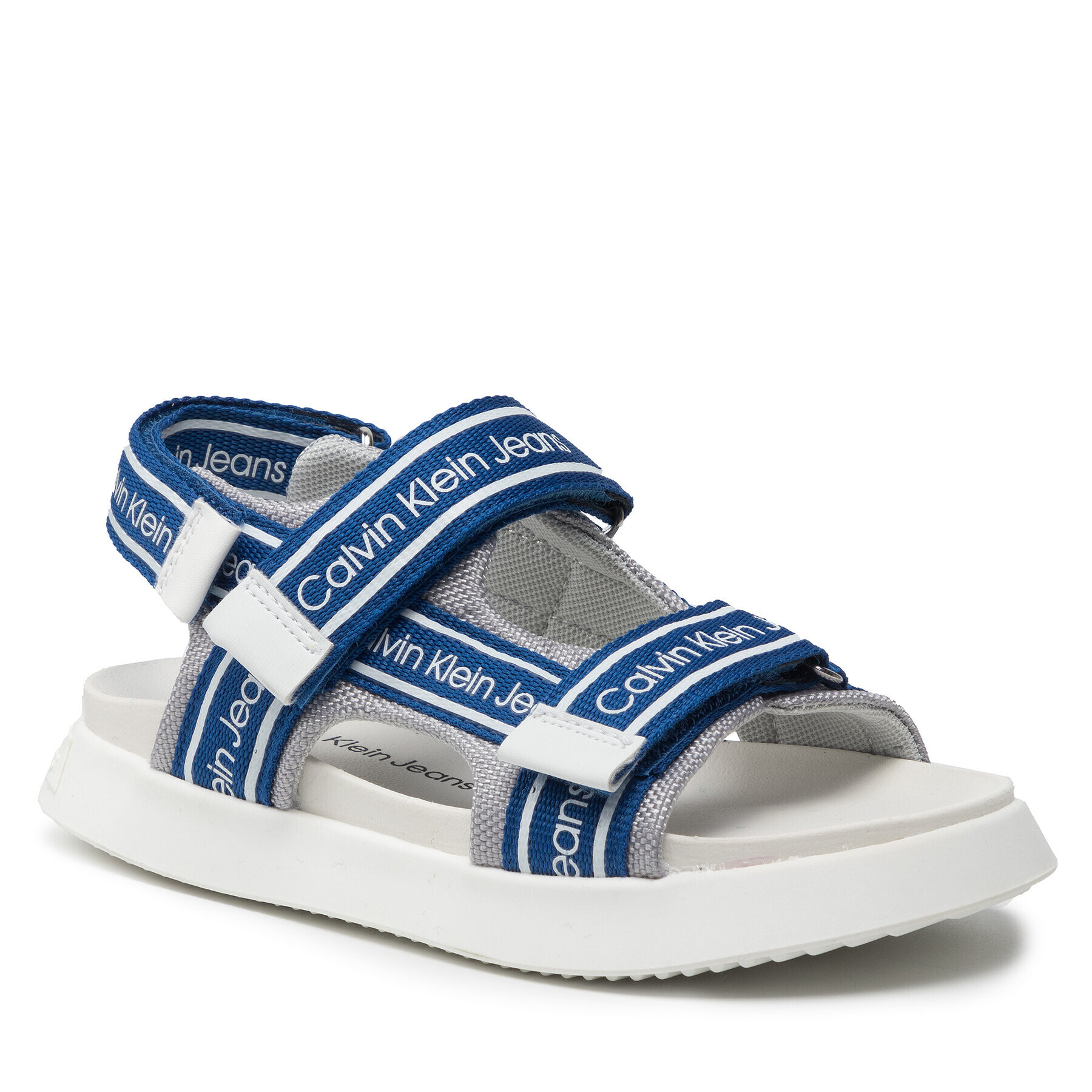 Calvin Klein Jeans Sandale Velcro Sandal V3B2-80149-0211 M Albastru - Pled.ro