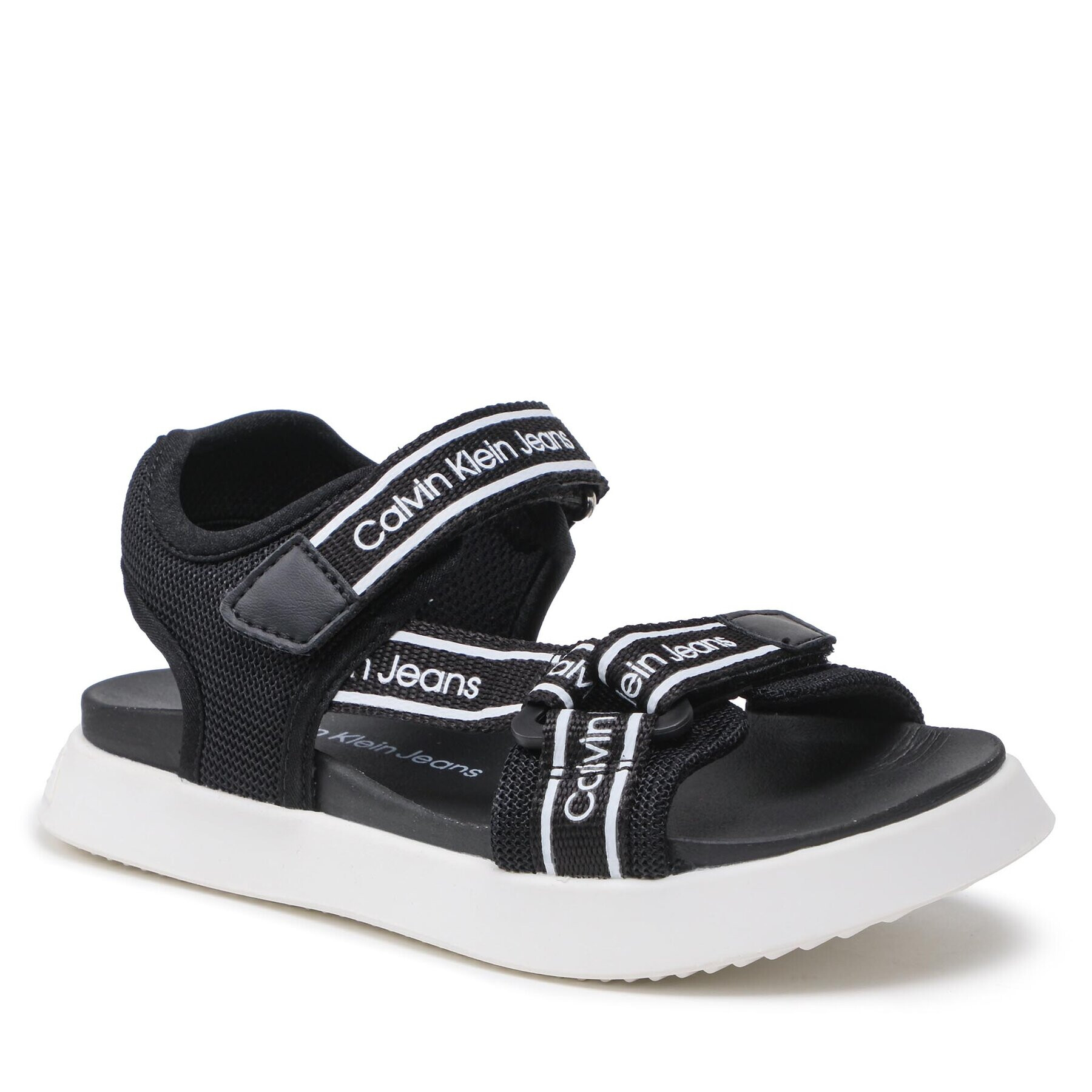 Calvin Klein Jeans Sandale Velcro Sandal V3B2-80619-0034 M Negru - Pled.ro