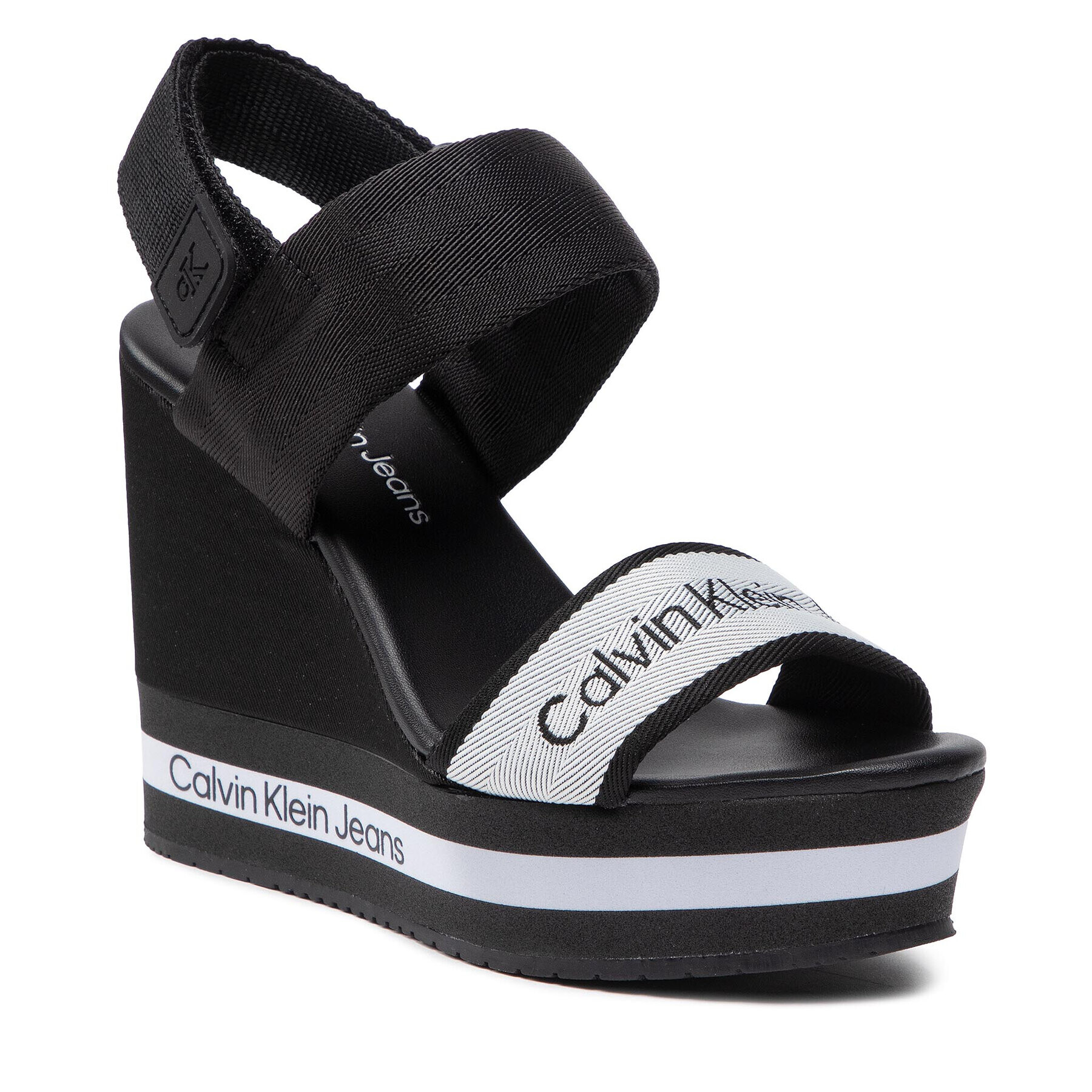 Calvin Klein Jeans Sandale Wedge Sandal YW0YW00669 Colorat - Pled.ro