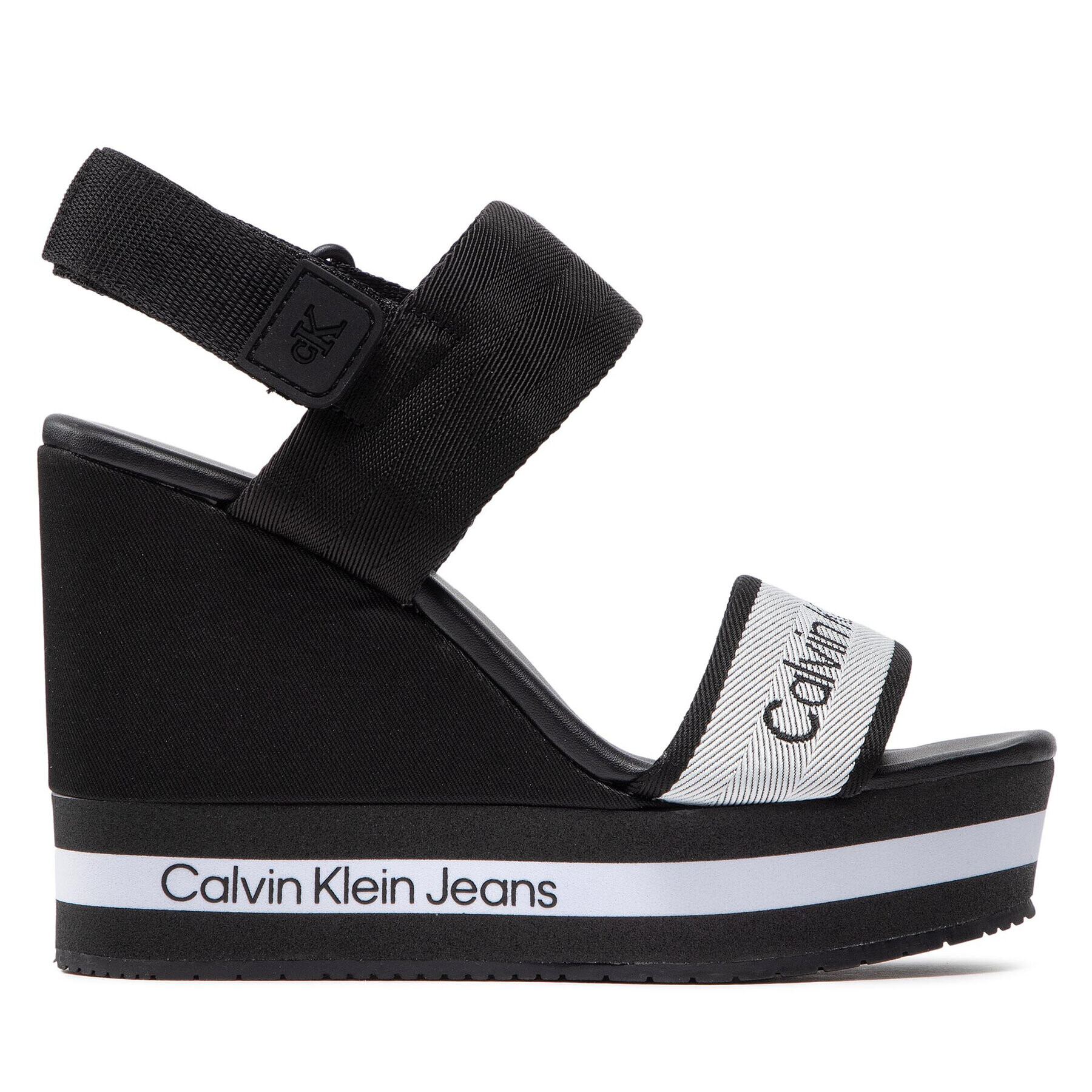 Calvin Klein Jeans Sandale Wedge Sandal YW0YW00669 Colorat - Pled.ro