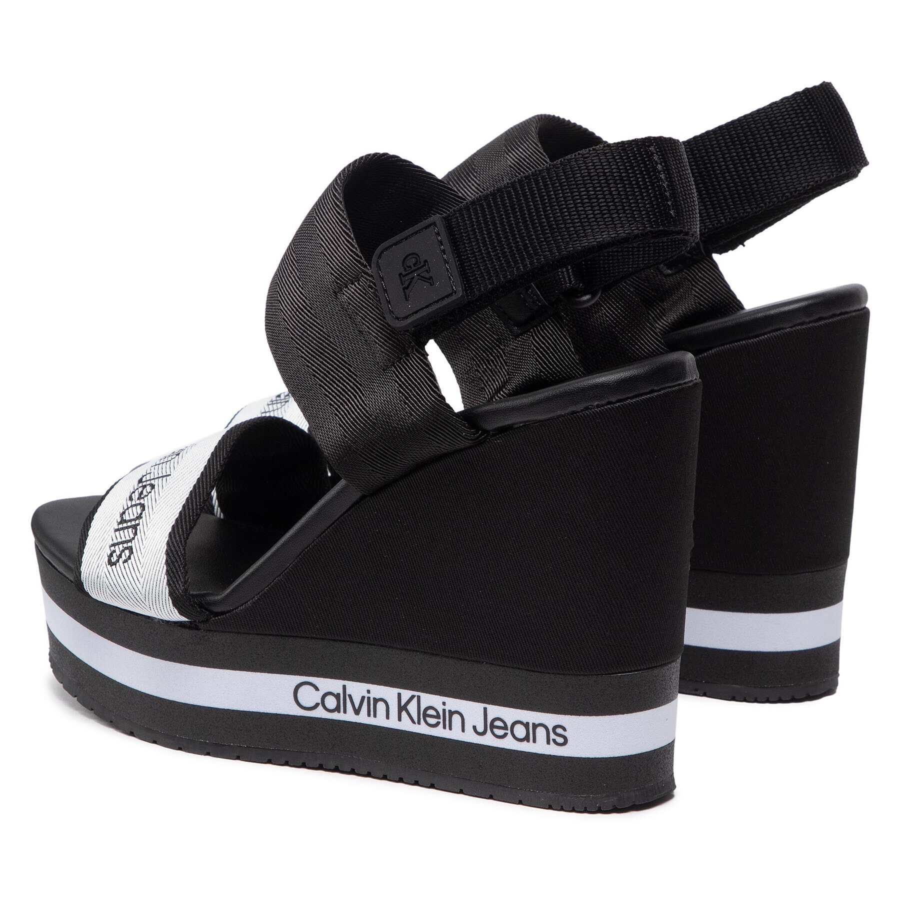 Calvin Klein Jeans Sandale Wedge Sandal YW0YW00669 Colorat - Pled.ro