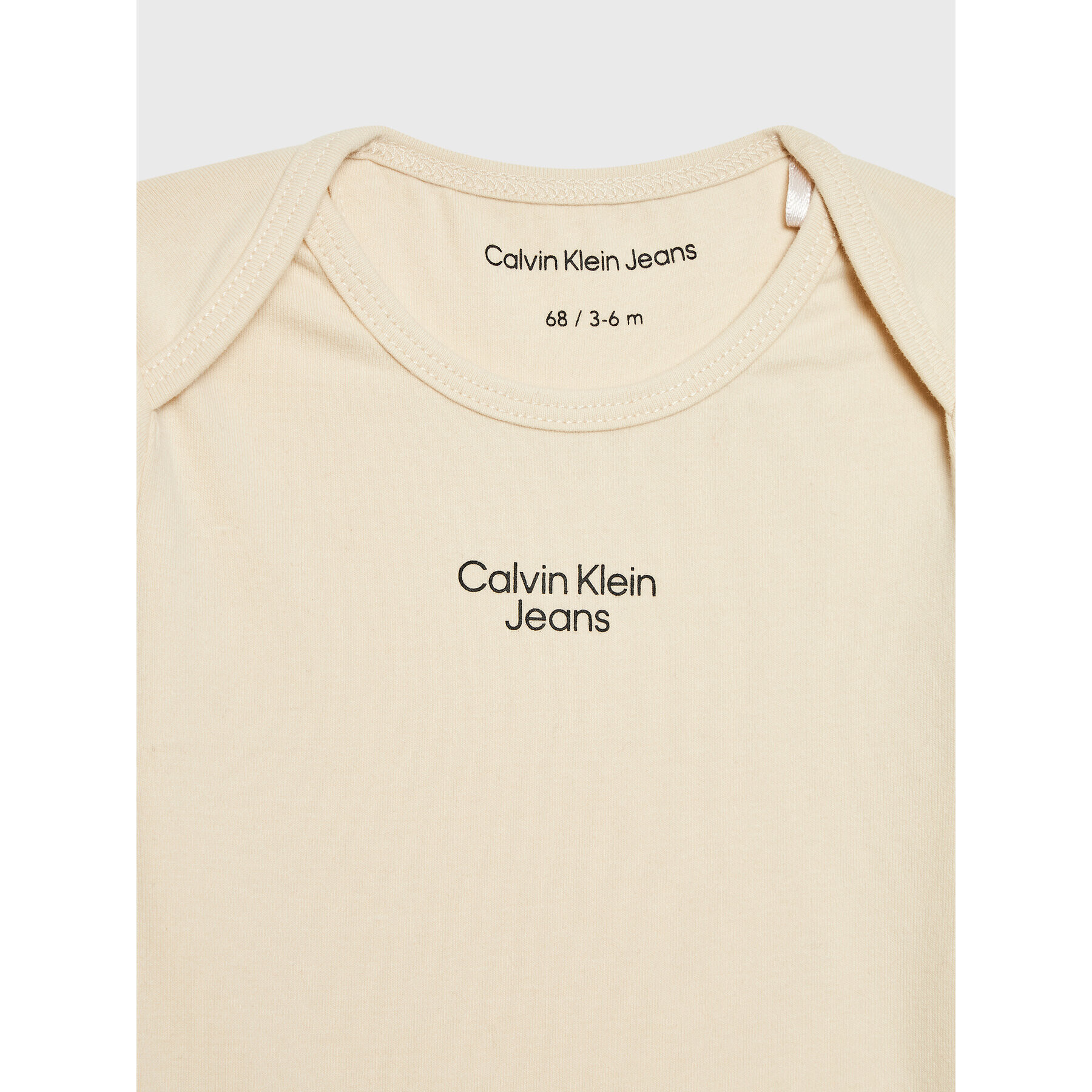 Calvin Klein Jeans Set 3 body-uri pentru copii IN0IN00010 Colorat Regular Fit - Pled.ro