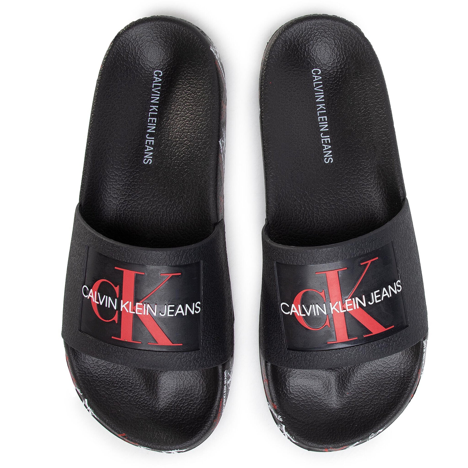 Calvin Klein Jeans Șlapi Catilyn B4R0901 Negru - Pled.ro