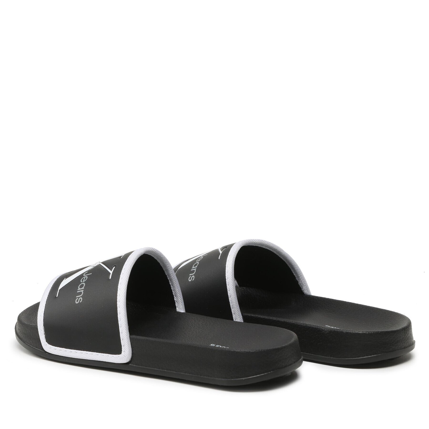 Calvin Klein Jeans Șlapi Logo Pool Slide V3B0-80630-1172 S Negru - Pled.ro