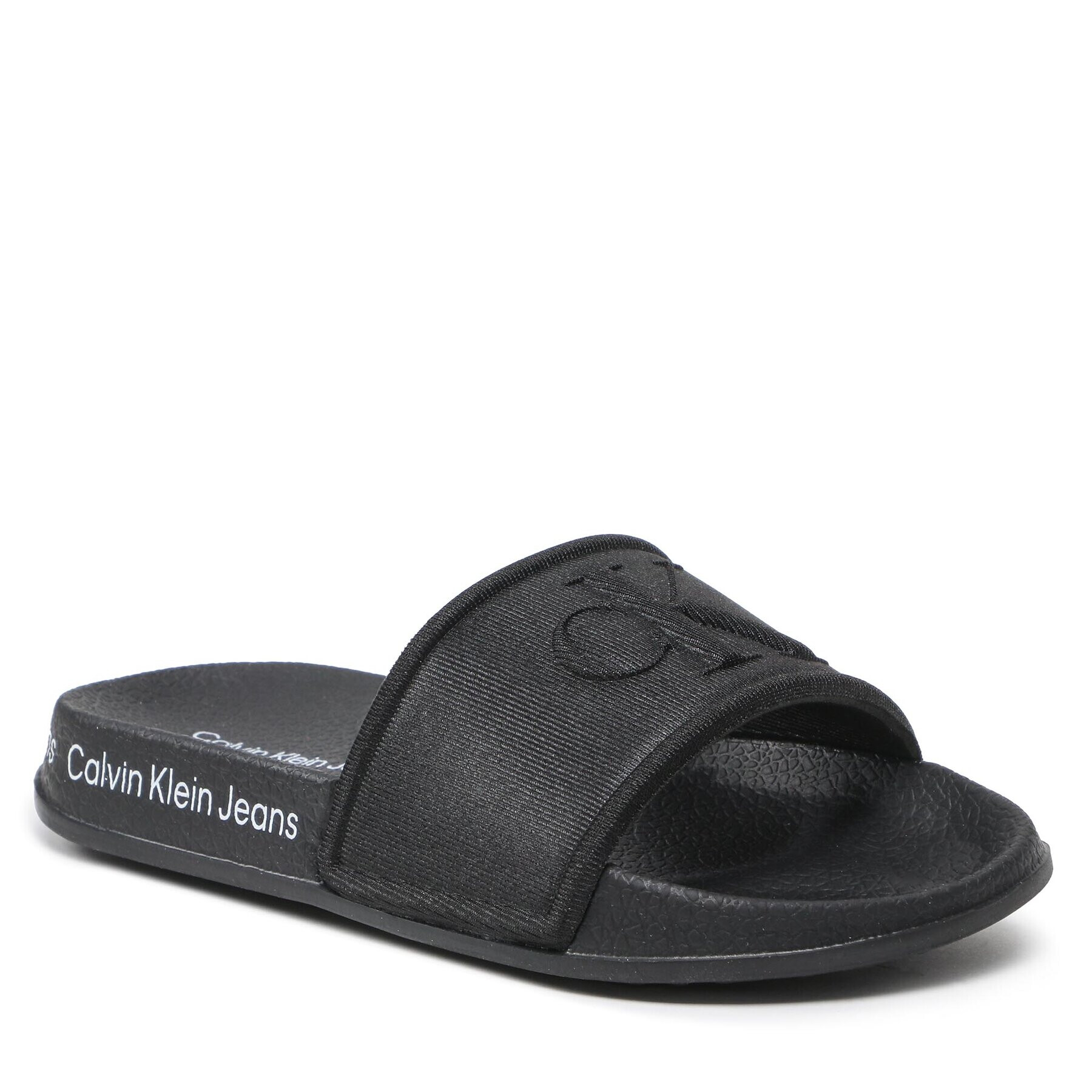 Calvin Klein Jeans Șlapi Logo Pool Slide V3B0-80637-1231 M Negru - Pled.ro