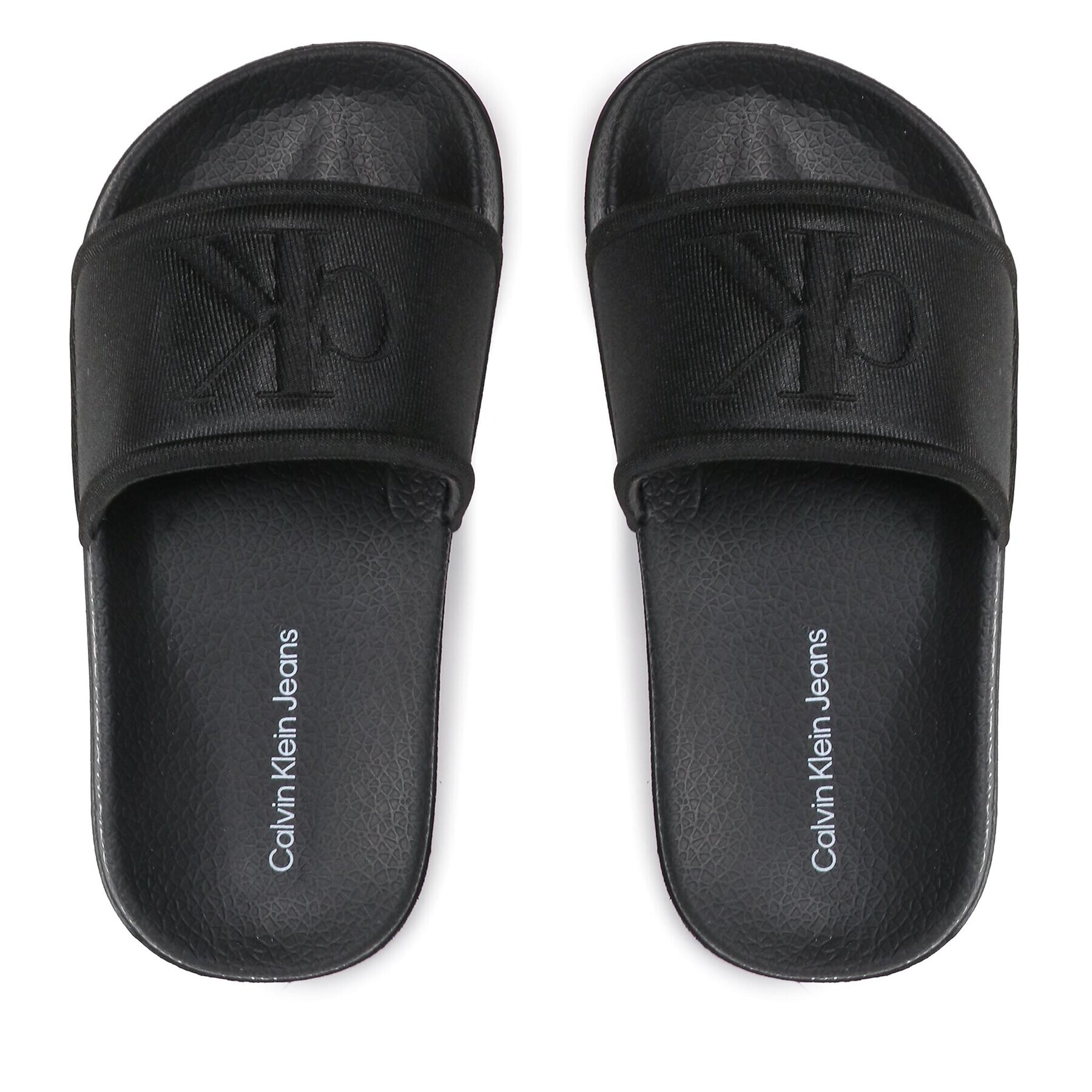 Calvin Klein Jeans Șlapi Logo Pool Slide V3B0-80637-1231 M Negru - Pled.ro