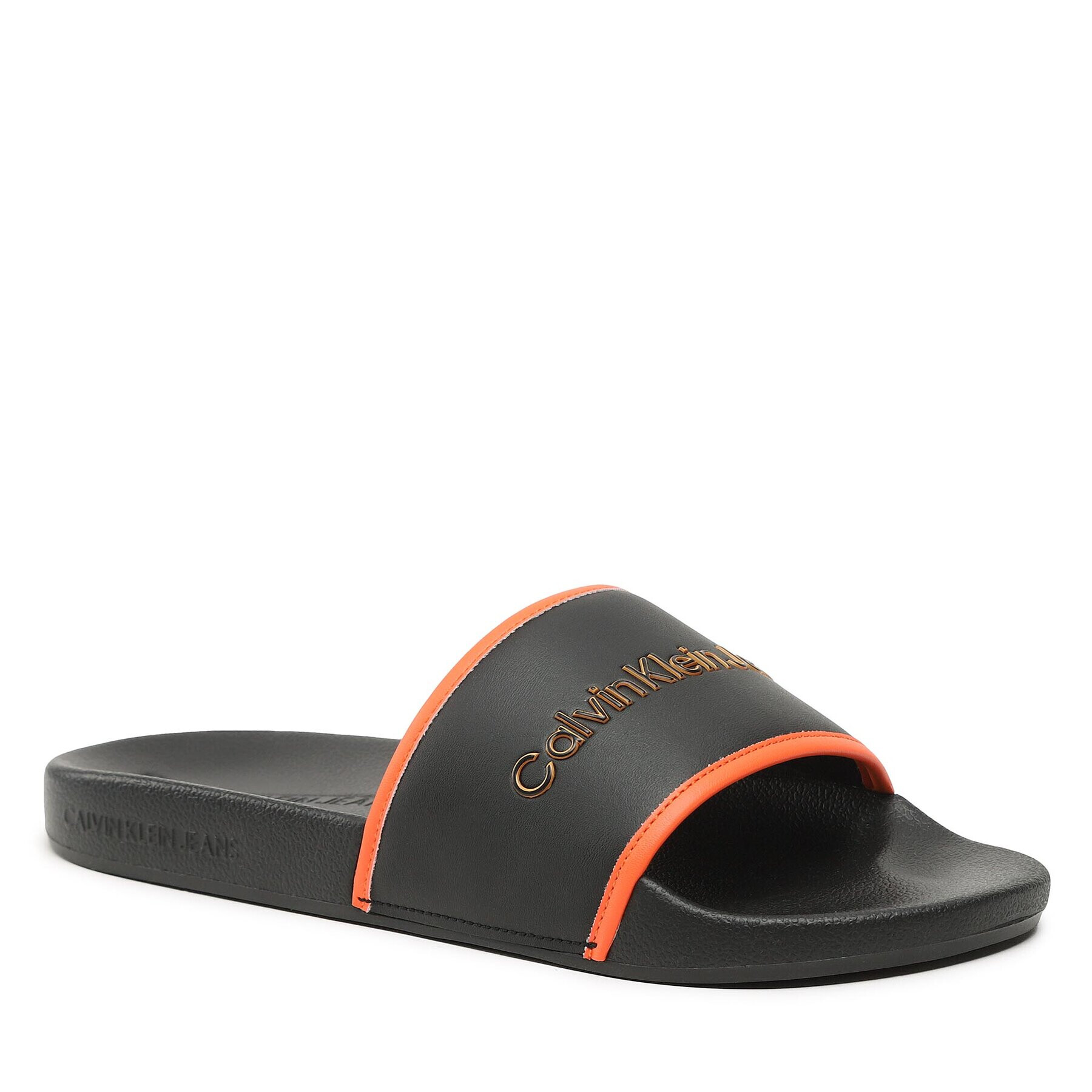 Calvin Klein Jeans Șlapi Slide Institutional YM0YM00360 Negru - Pled.ro