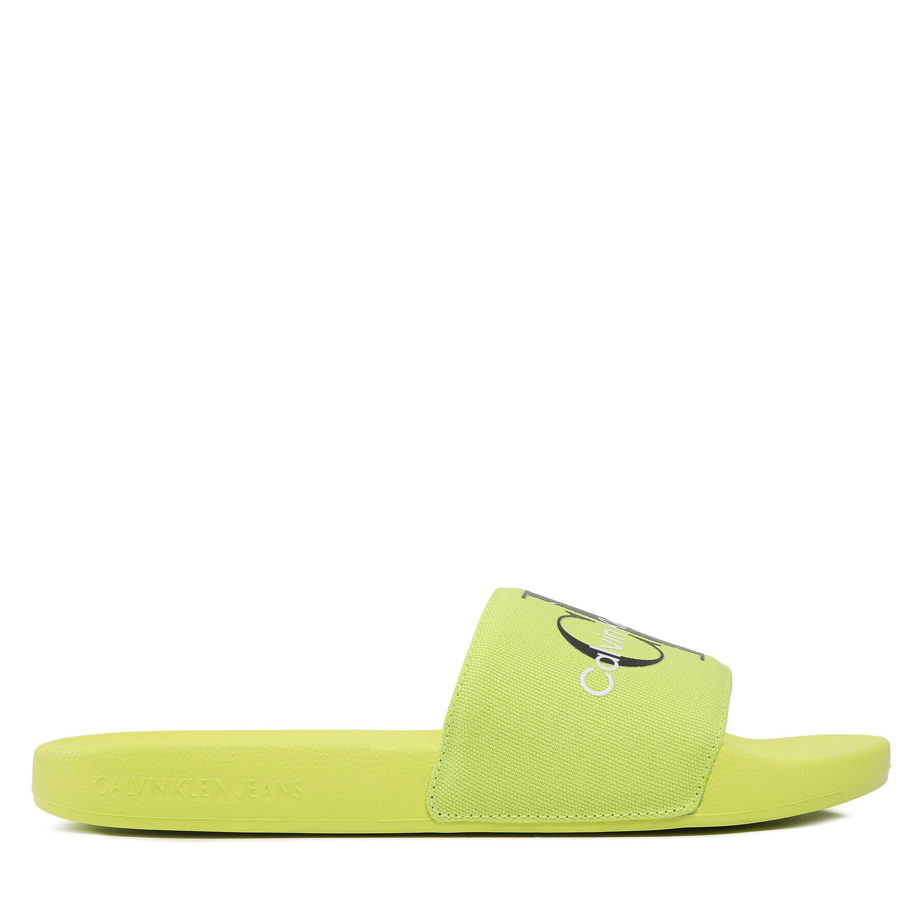 Calvin Klein Jeans Șlapi Slide Monogram Co YM0YM00061 Verde - Pled.ro