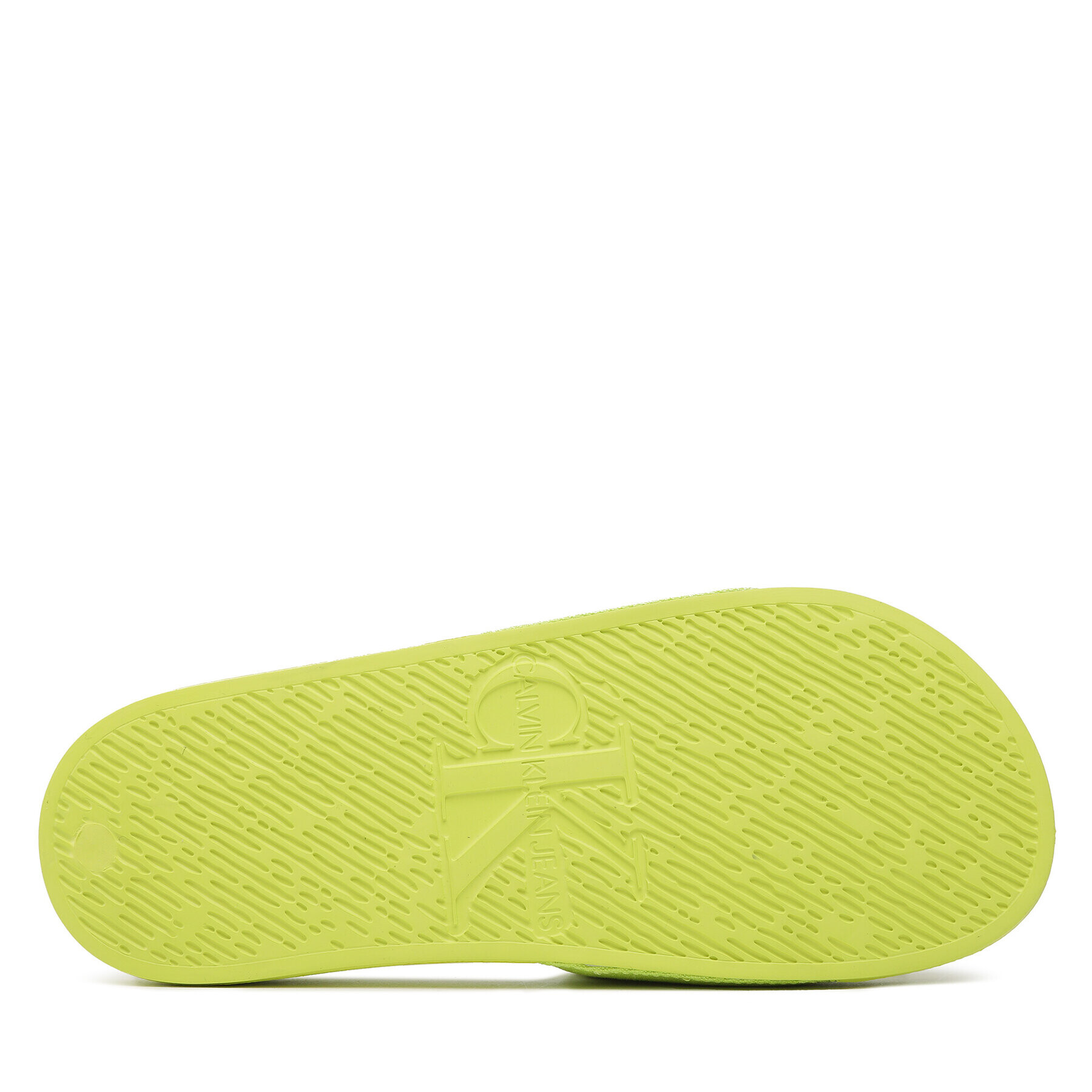 Calvin Klein Jeans Șlapi Slide Monogram Co YM0YM00061 Verde - Pled.ro