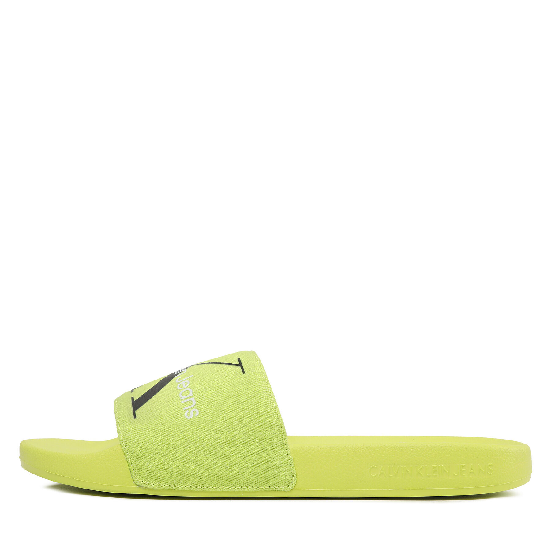 Calvin Klein Jeans Șlapi Slide Monogram Co YM0YM00061 Verde - Pled.ro