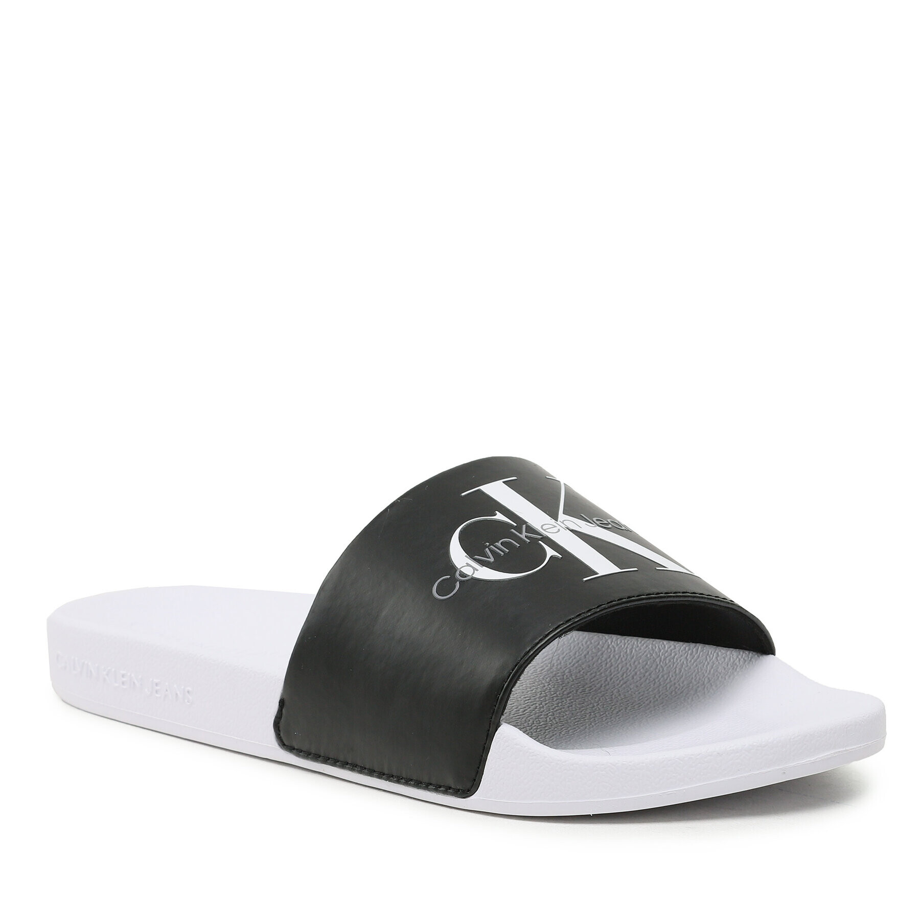 Calvin Klein Jeans Șlapi Slide Ny Pearl YW0YW01243 Negru - Pled.ro