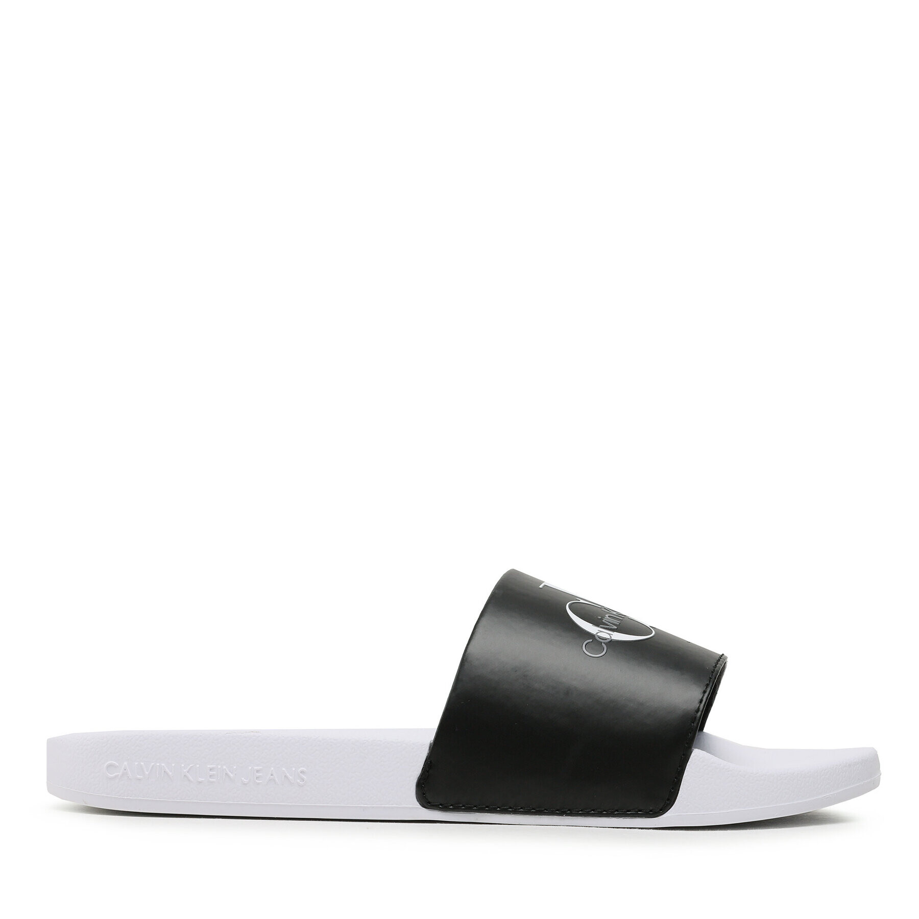 Calvin Klein Jeans Șlapi Slide Ny Pearl YW0YW01243 Negru - Pled.ro