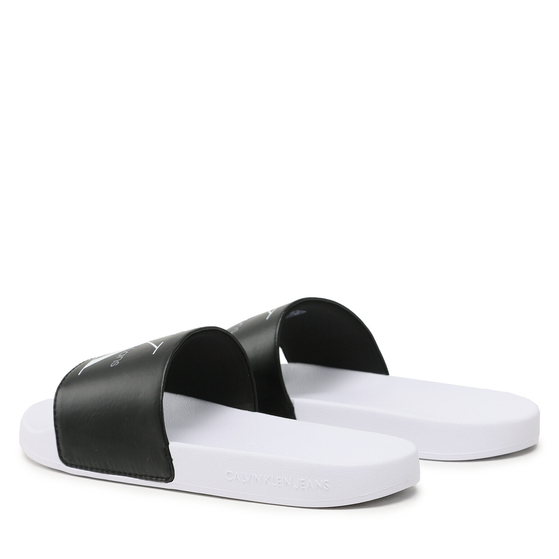 Calvin Klein Jeans Șlapi Slide Ny Pearl YW0YW01243 Negru - Pled.ro