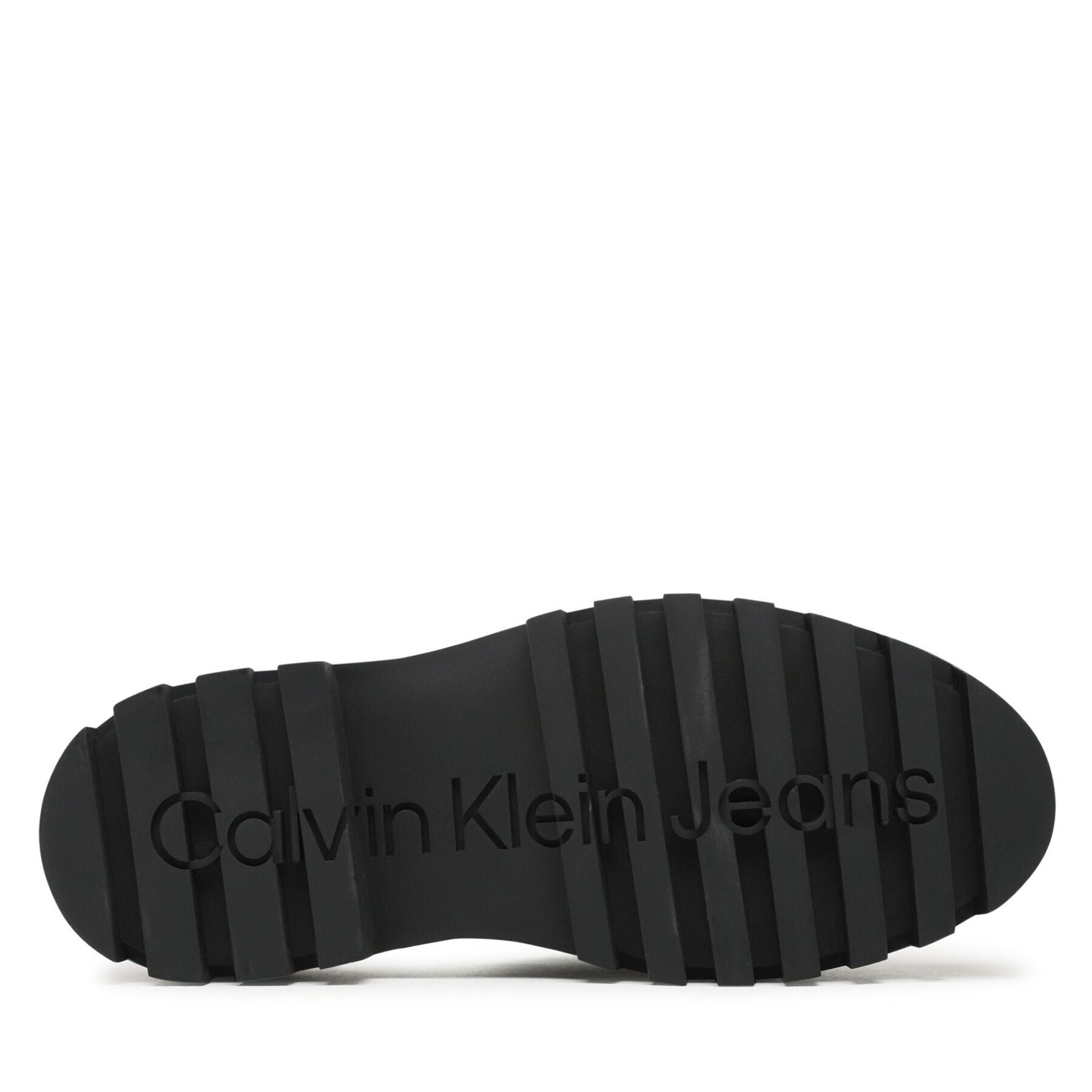 Calvin Klein Jeans Șlapi Toothy Combat Sandal Webbing YW0YW00949 Negru - Pled.ro