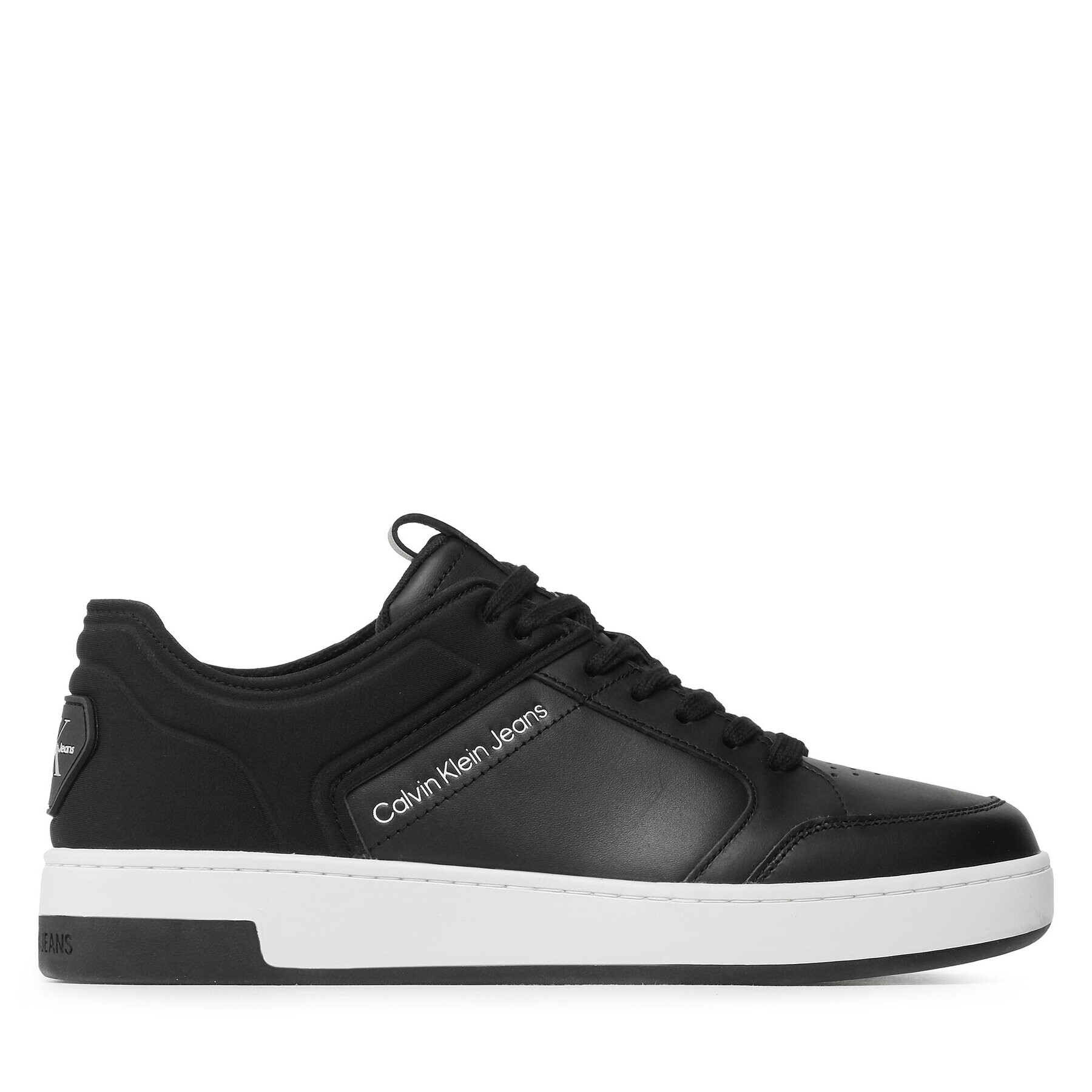 Calvin Klein Jeans Sneakers Basket Cupsole High/Low Freq YM0YM00611 Negru - Pled.ro