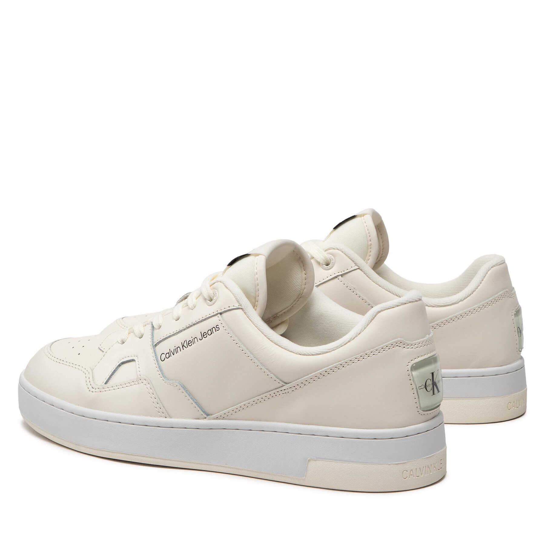 Calvin Klein Jeans Sneakers Basket Cupsole Lacup Low YM0YM00497 Bej - Pled.ro