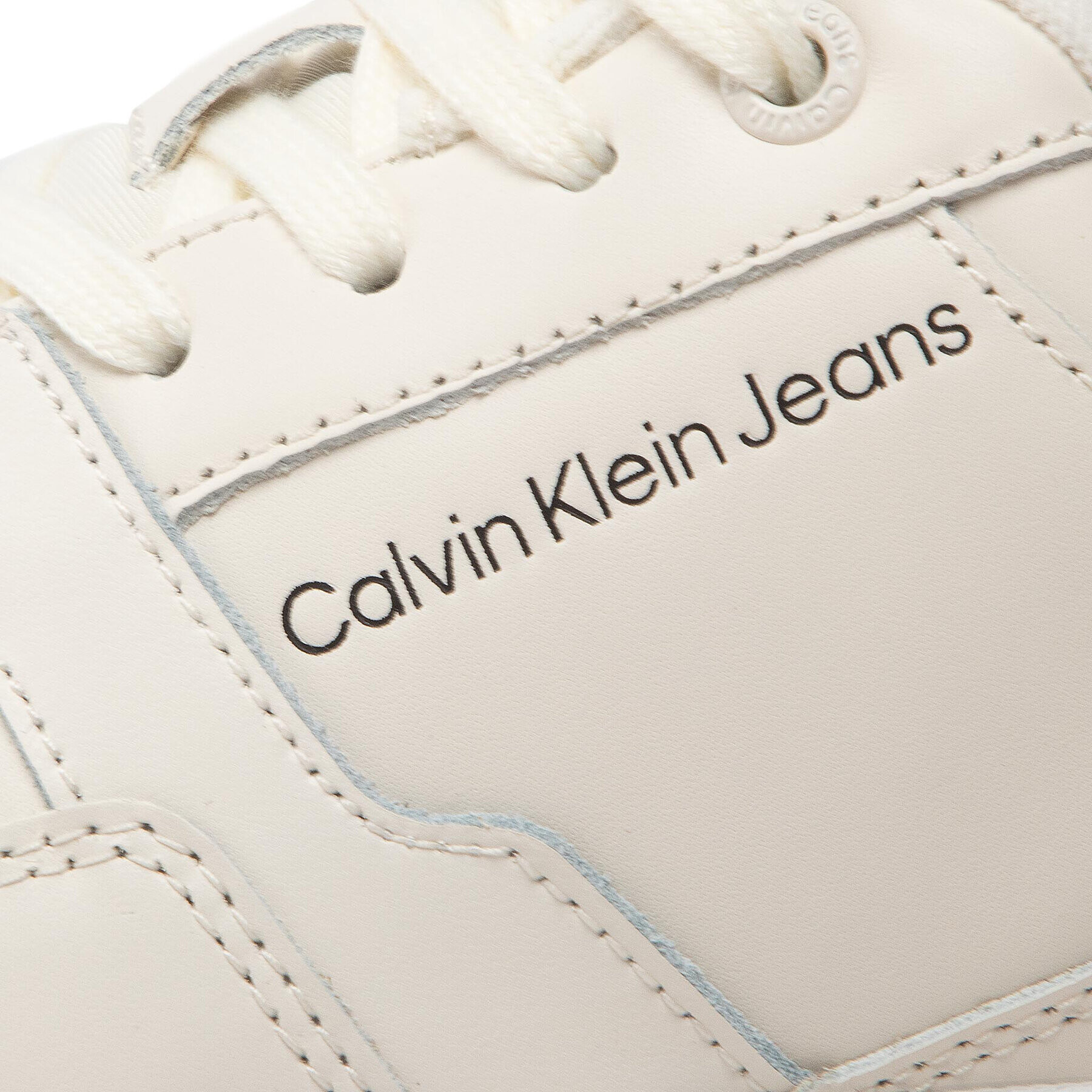 Calvin Klein Jeans Sneakers Basket Cupsole Lacup Low YM0YM00497 Bej - Pled.ro