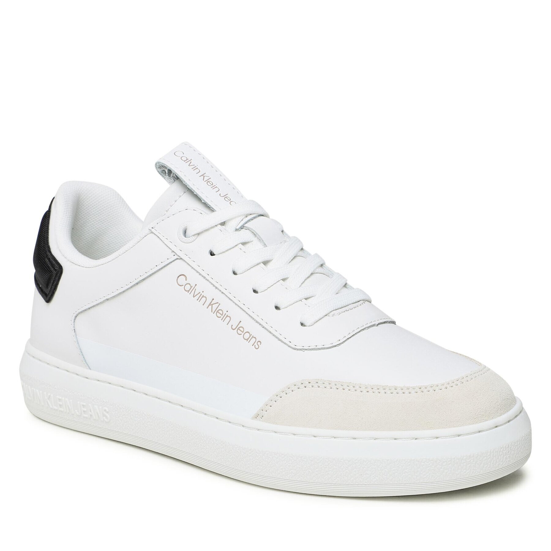 Calvin Klein Jeans Sneakers Casual Cupsole YM0YM00670 Alb - Pled.ro