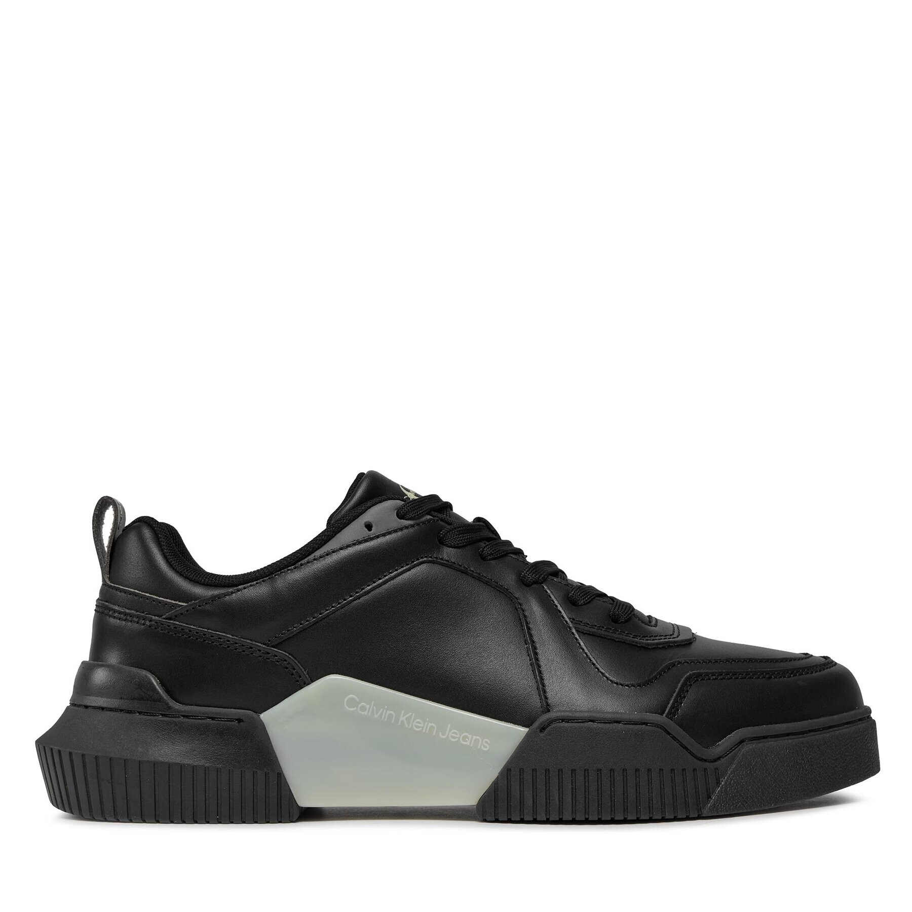 Calvin Klein Jeans Sneakers Chunky Cup 2.0 Low Lth Lum YM0YM00876 Negru - Pled.ro