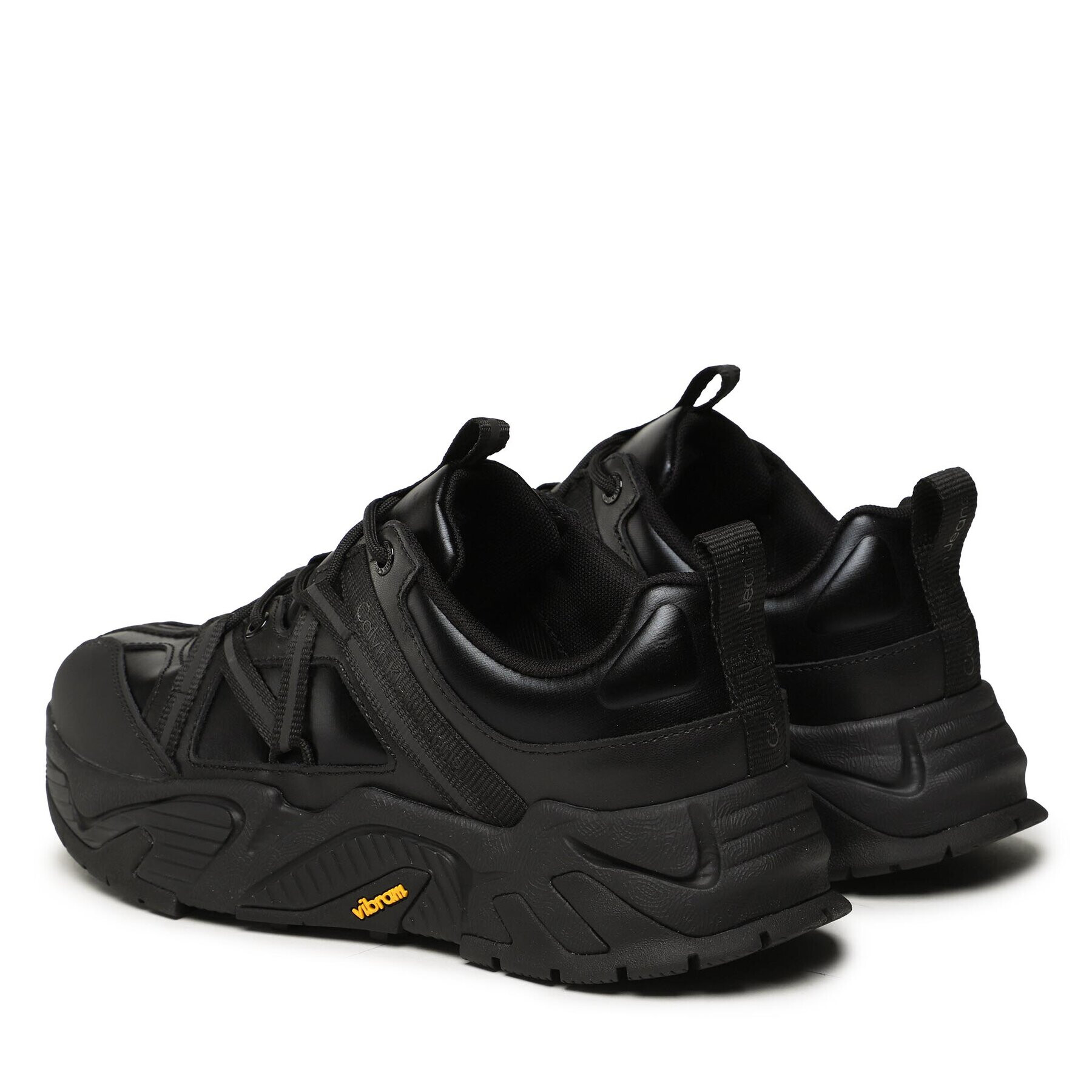 Calvin Klein Jeans Sneakers Chunky Runner Vibram Refl YM0YM00717 Negru - Pled.ro