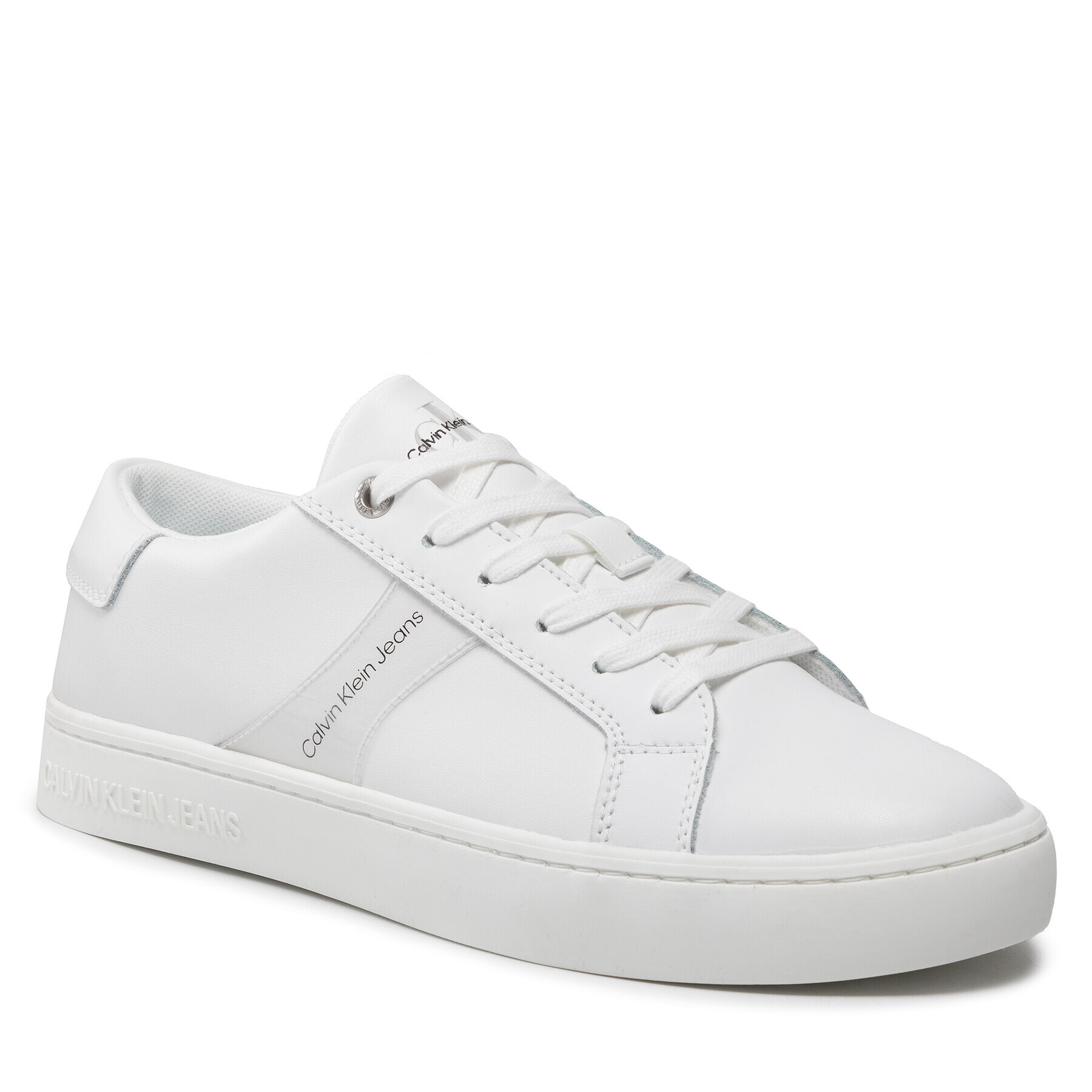 Calvin Klein Jeans Sneakers Classic Cupsole 2 YM0YM00319 Alb - Pled.ro