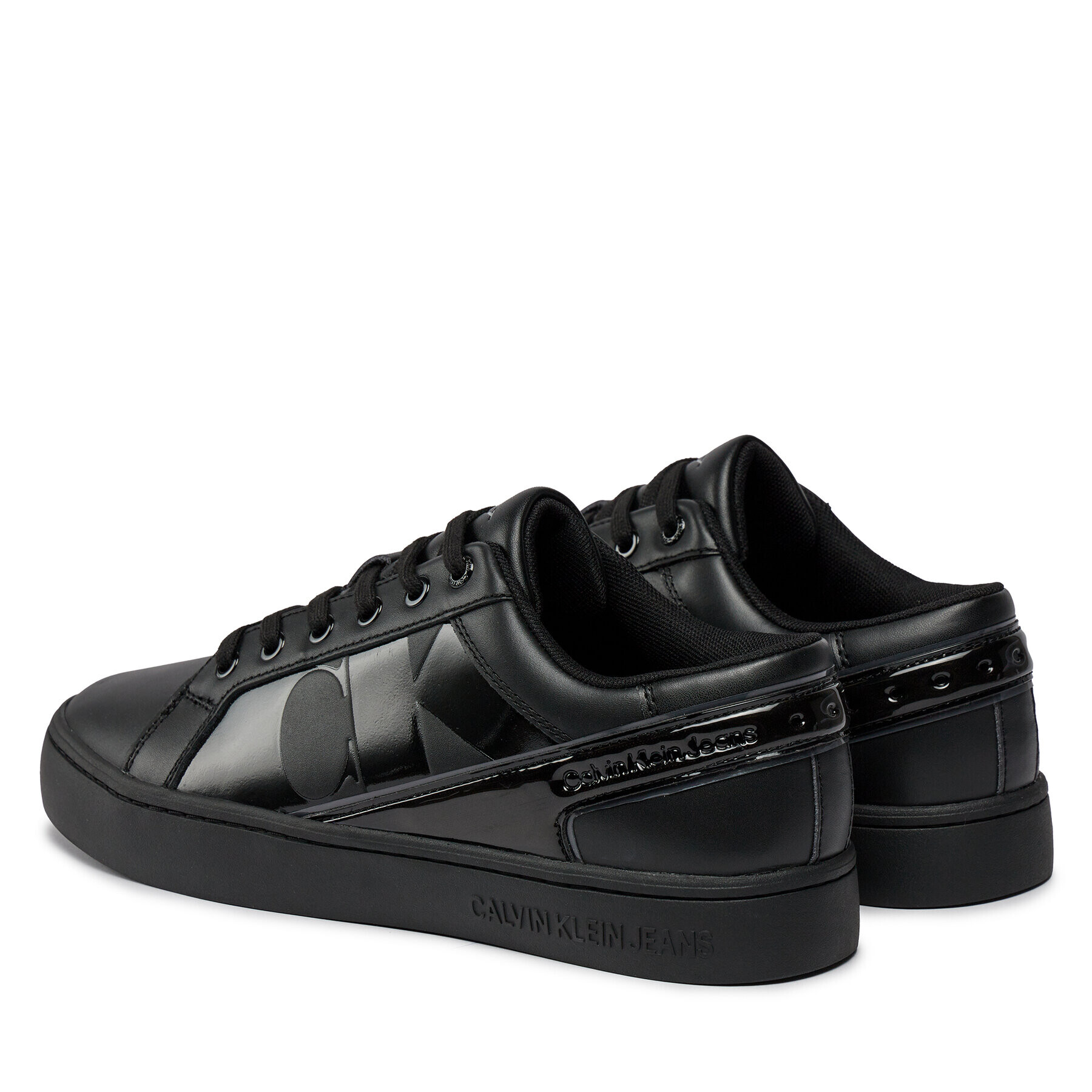 Calvin Klein Jeans Sneakers Classic Cupsole Low Mix Nbs Lum YM0YM00865 Negru - Pled.ro