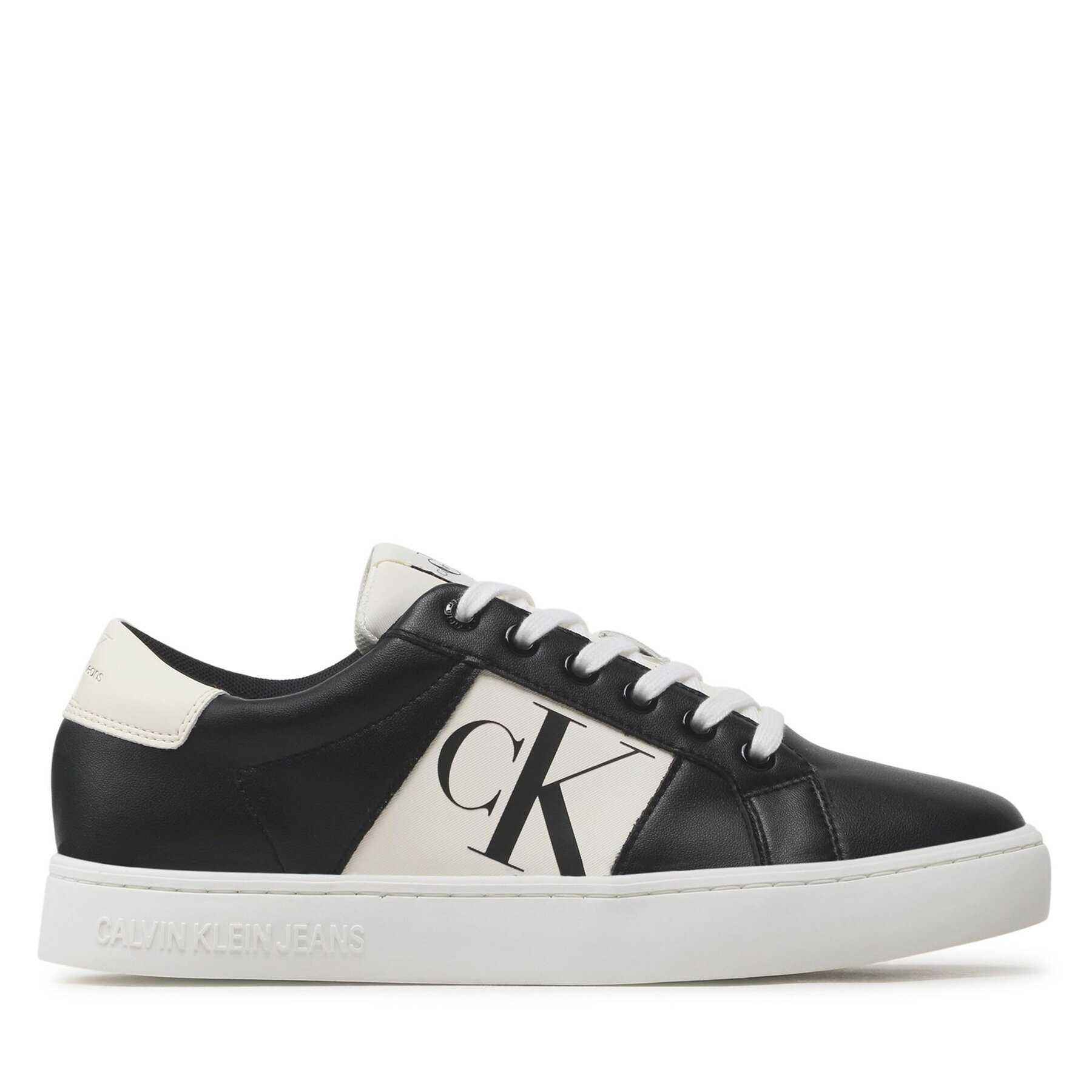 Calvin Klein Jeans Sneakers Classic Cupsole R Lth YM0YM00569 Negru - Pled.ro