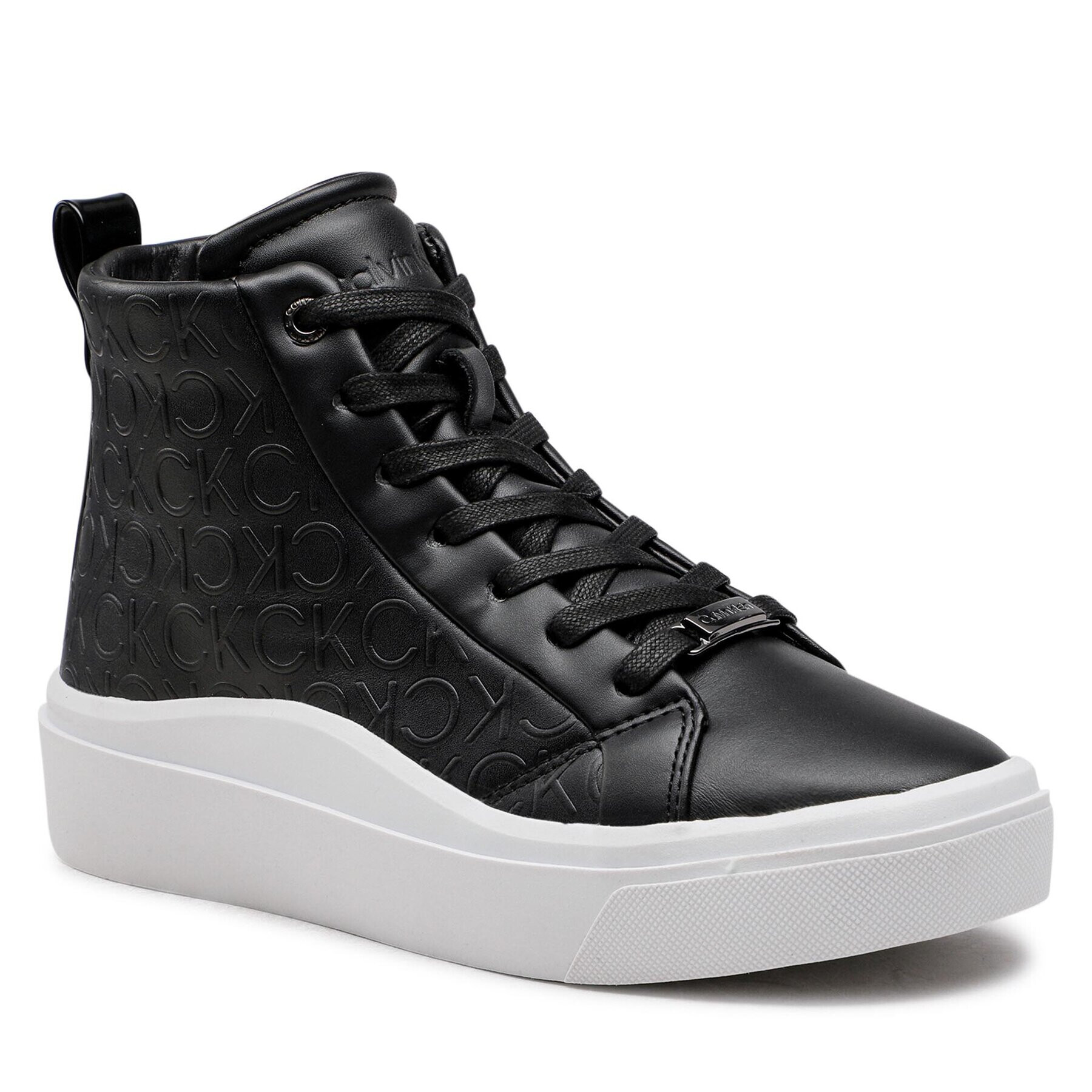 Calvin Klein Jeans Sneakers Cupsole Wave High Top-Hf HW0HW01330 Negru - Pled.ro