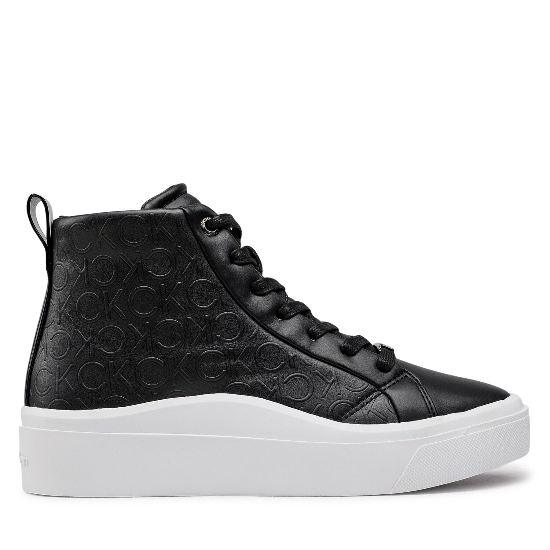 Calvin Klein Jeans Sneakers Cupsole Wave High Top-Hf HW0HW01330 Negru - Pled.ro