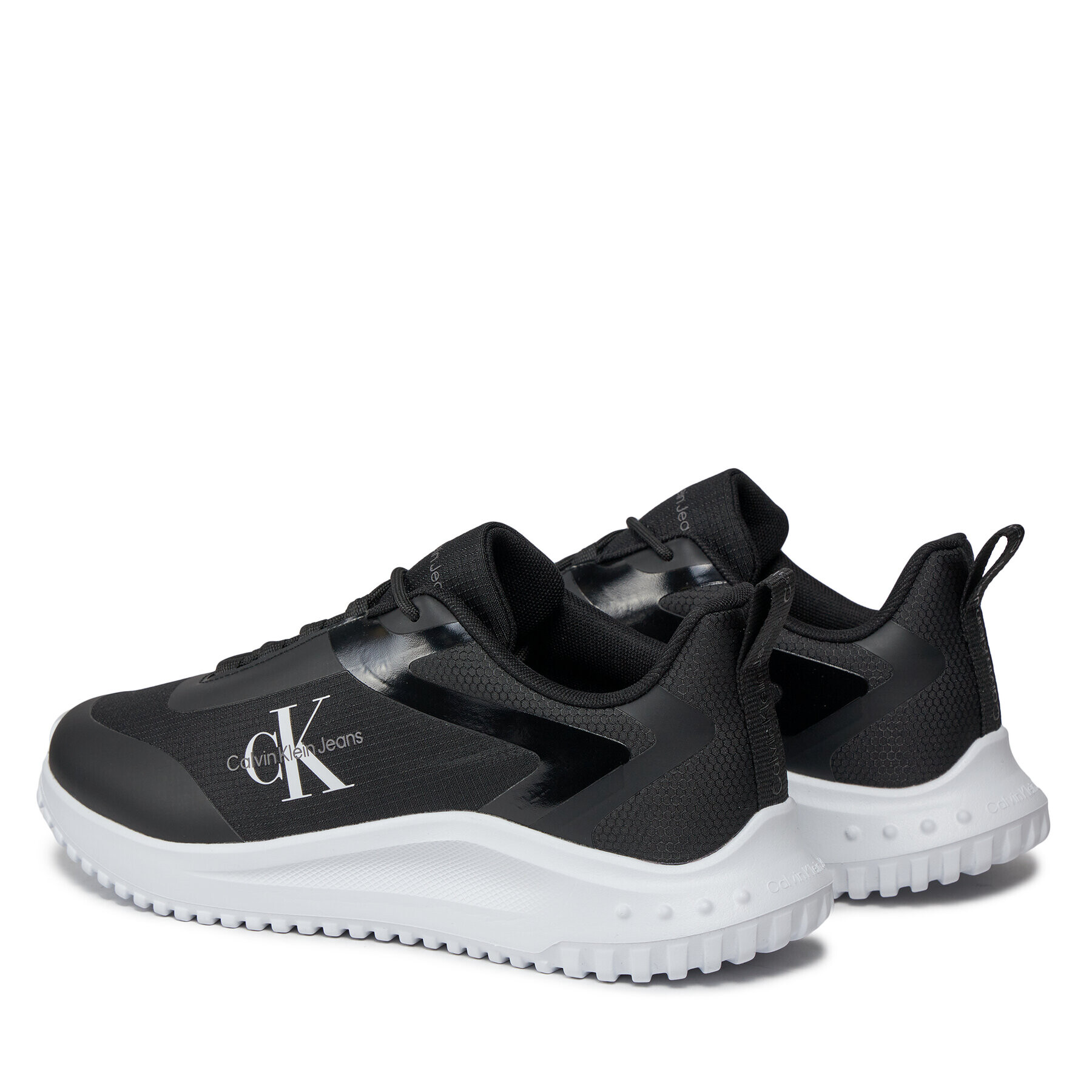 Calvin Klein Jeans Sneakers Eva Runner Low Lace Ml Mix YM0YM00968 Gri - Pled.ro