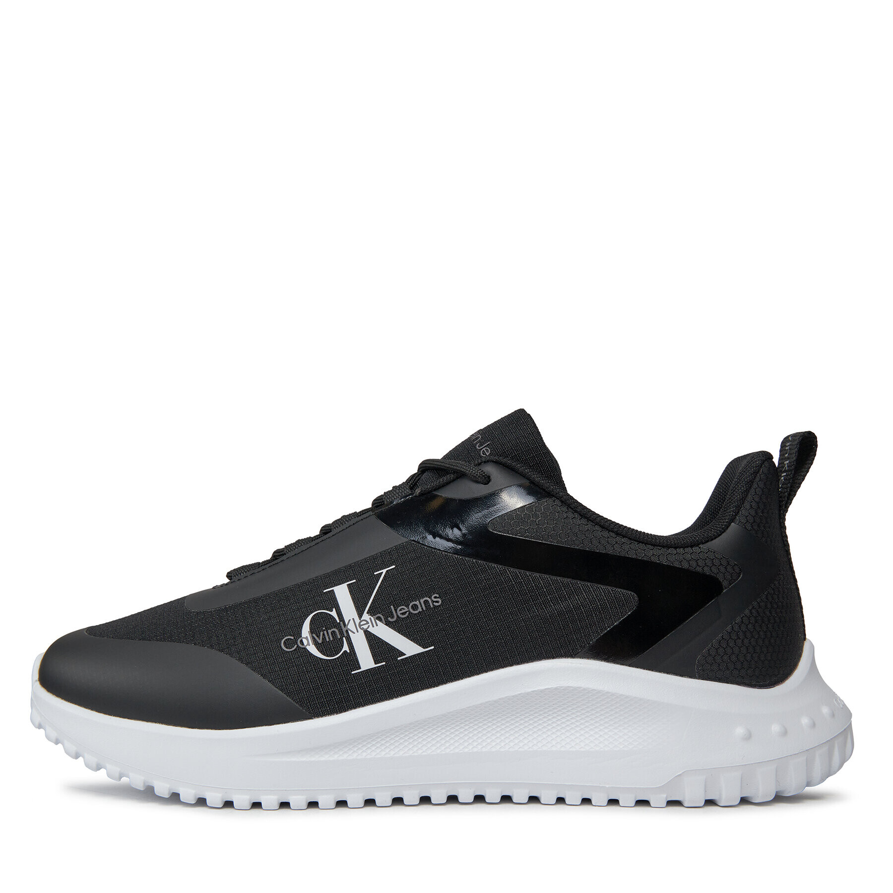 Calvin Klein Jeans Sneakers Eva Runner Low Lace Ml Mix YM0YM00968 Gri - Pled.ro