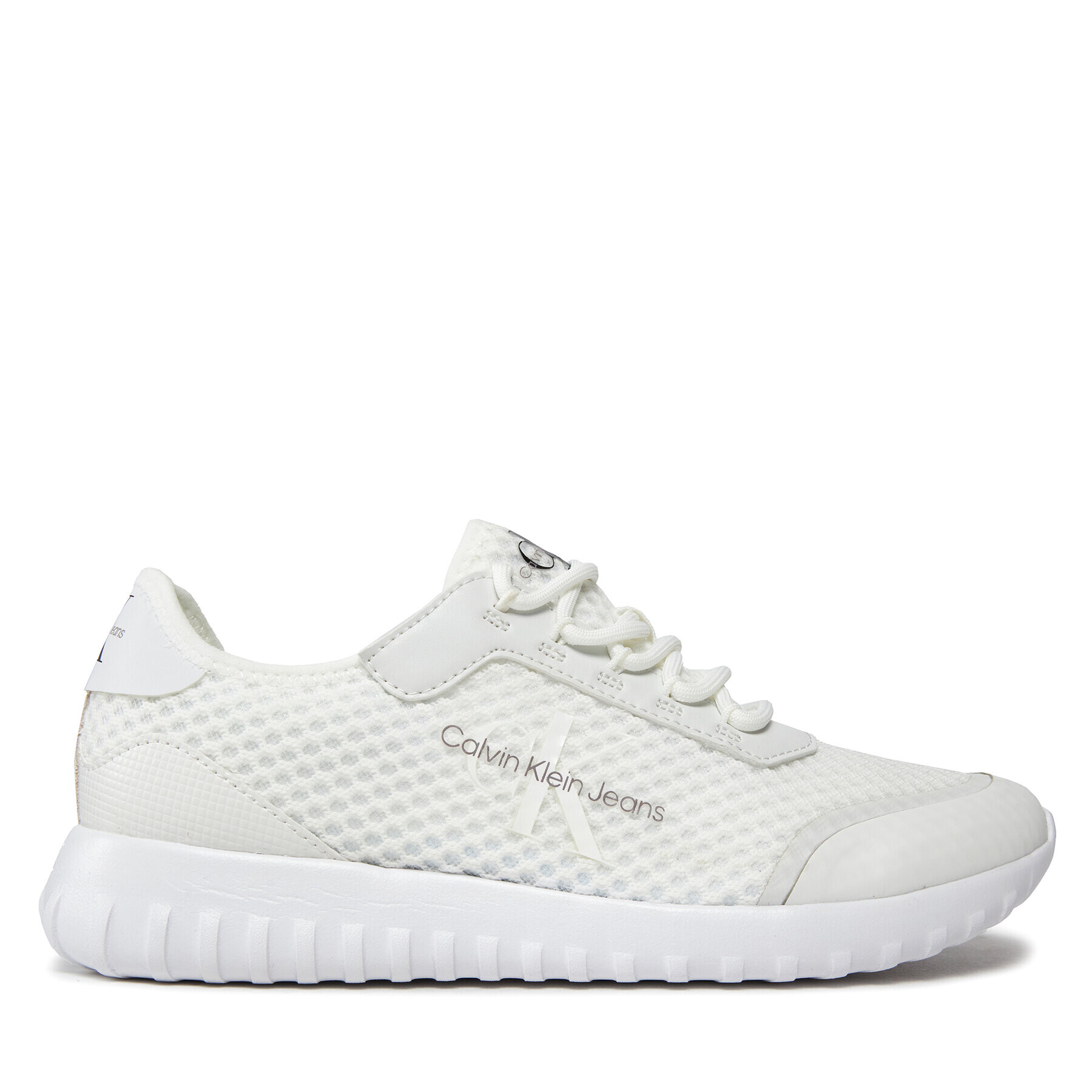 Calvin Klein Jeans Sneakers Eva Runner Monolog YM0YM00584 Alb - Pled.ro