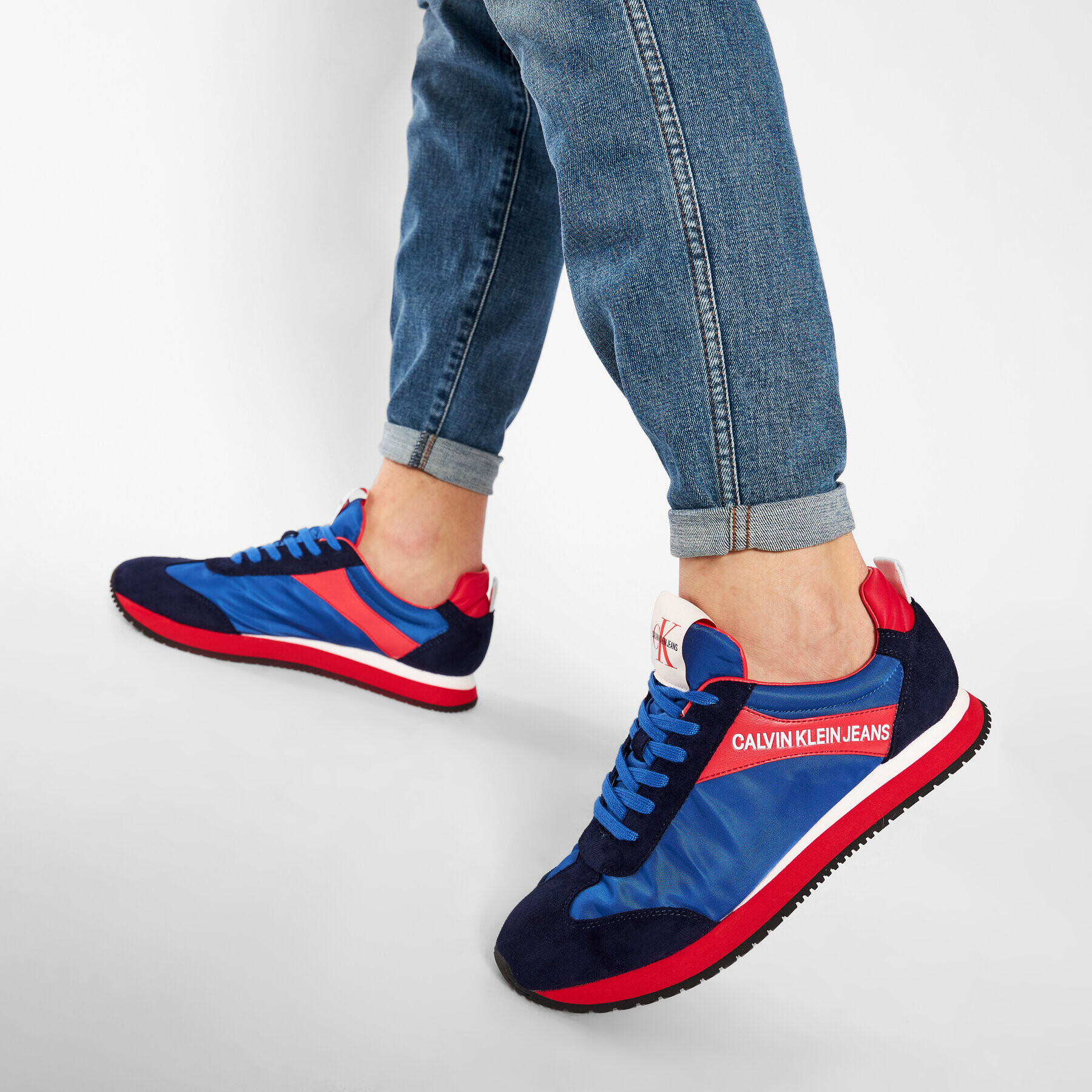 Calvin Klein Jeans Sneakers Jerrold S0615 Bleumarin - Pled.ro