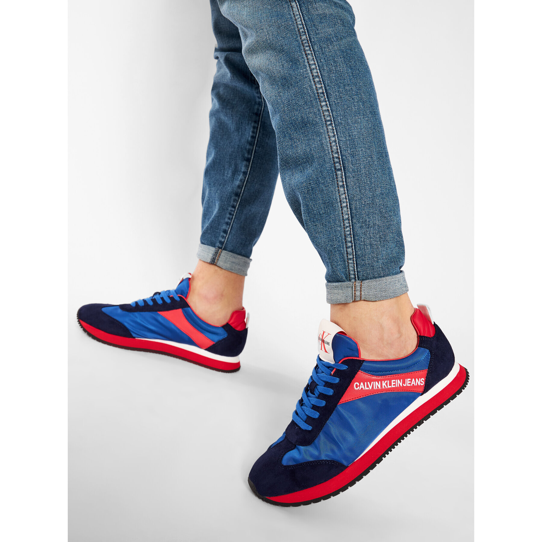 Calvin Klein Jeans Sneakers Jerrold S0615 Bleumarin - Pled.ro