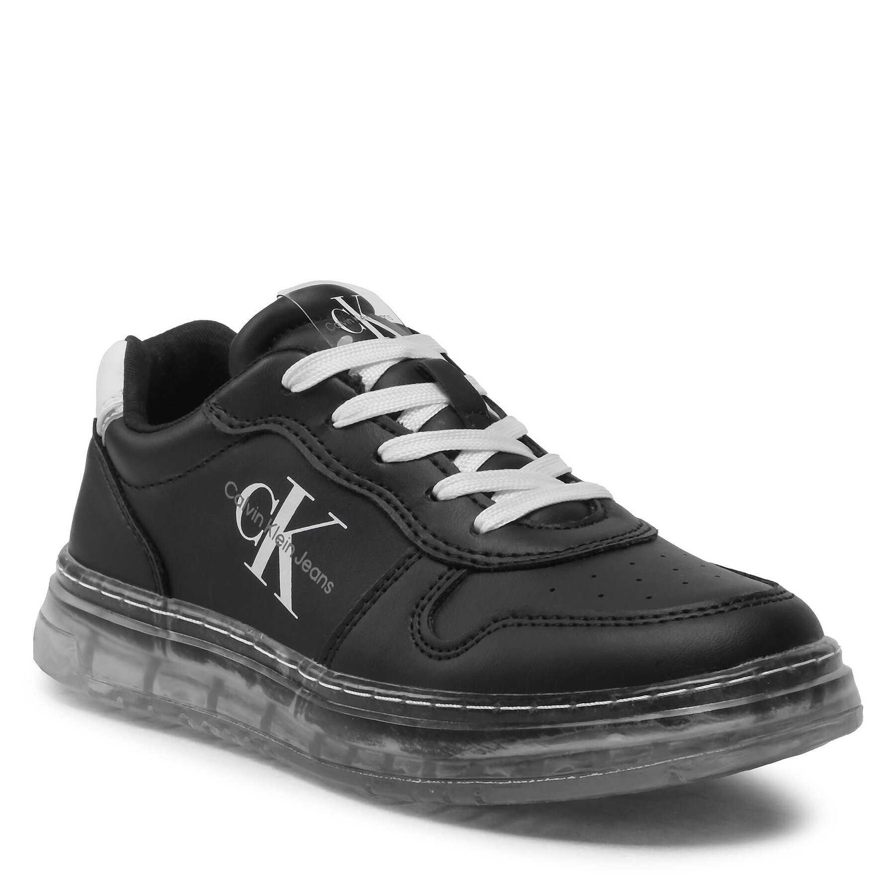 Calvin Klein Jeans Sneakers Low Cut Lace-Up Sneaker V3X9-80554-1355 M Negru - Pled.ro