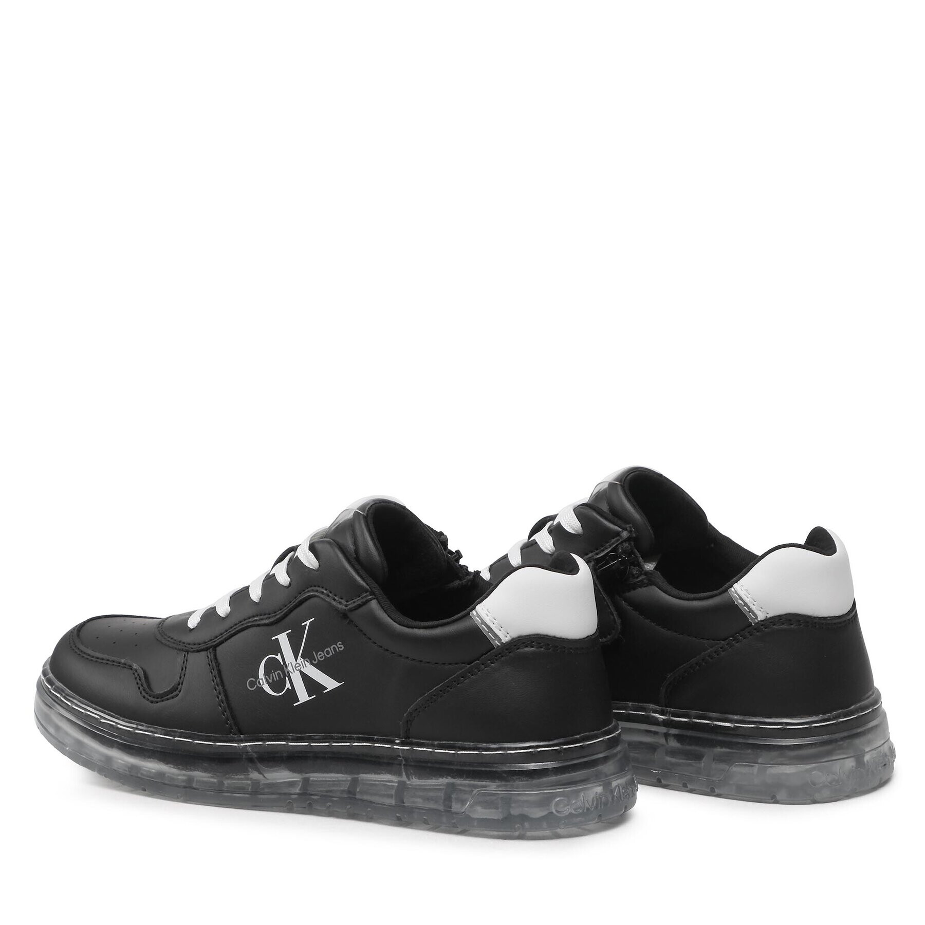 Calvin Klein Jeans Sneakers Low Cut Lace-Up Sneaker V3X9-80554-1355 M Negru - Pled.ro