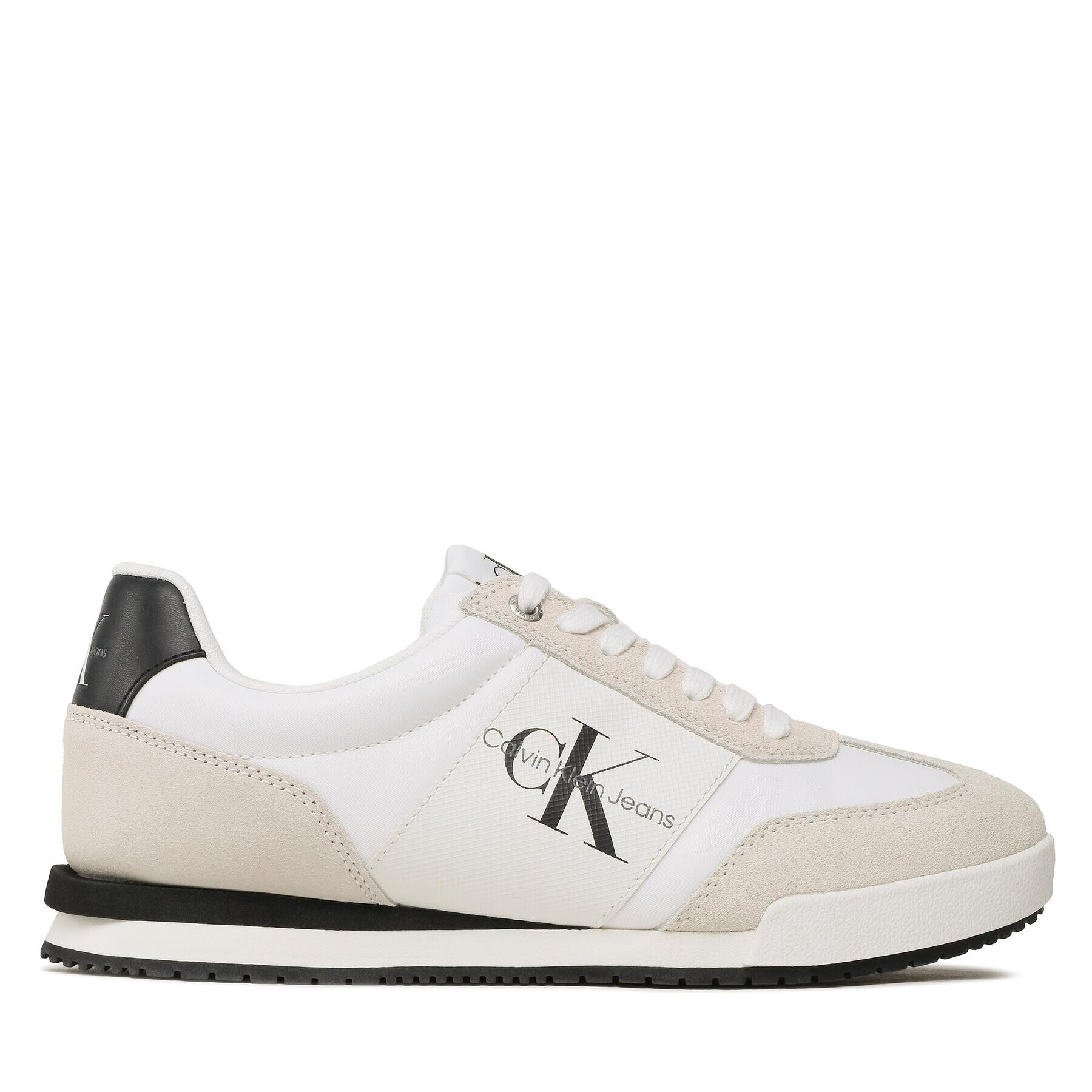 Calvin Klein Jeans Sneakers Low Profile Meno Essential YM0YM00686 Alb - Pled.ro