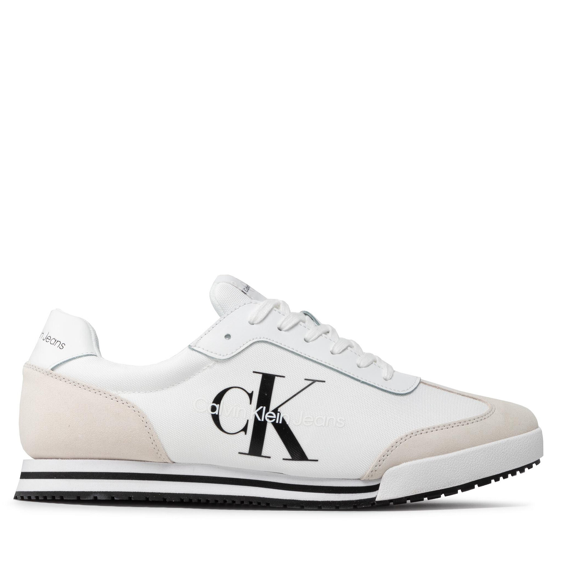 Calvin Klein Jeans Sneakers Low Runner 1 YM0YM00026 Alb - Pled.ro