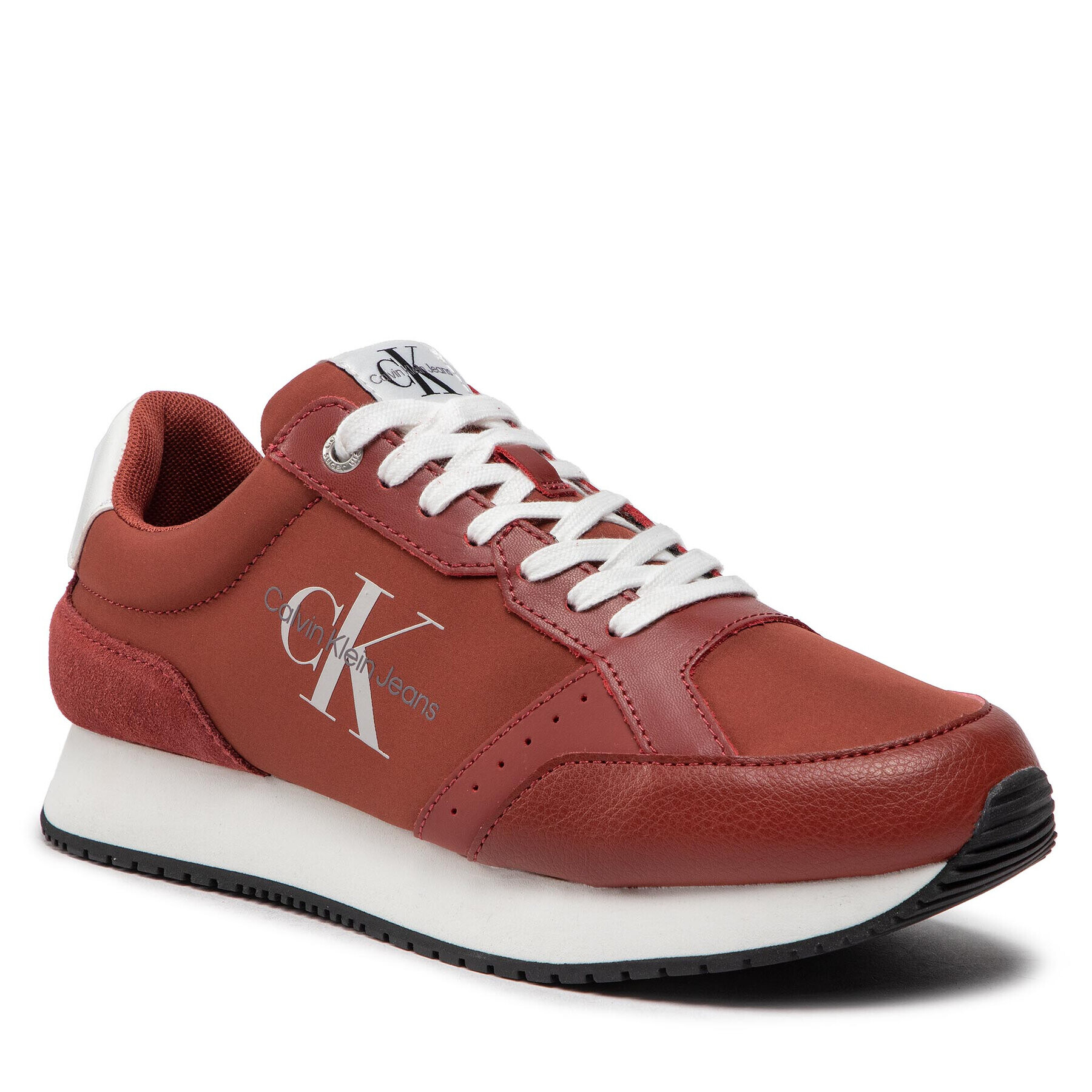 Calvin Klein Jeans Sneakers Retro Runner Laceup YM0YM00418 Roșu - Pled.ro