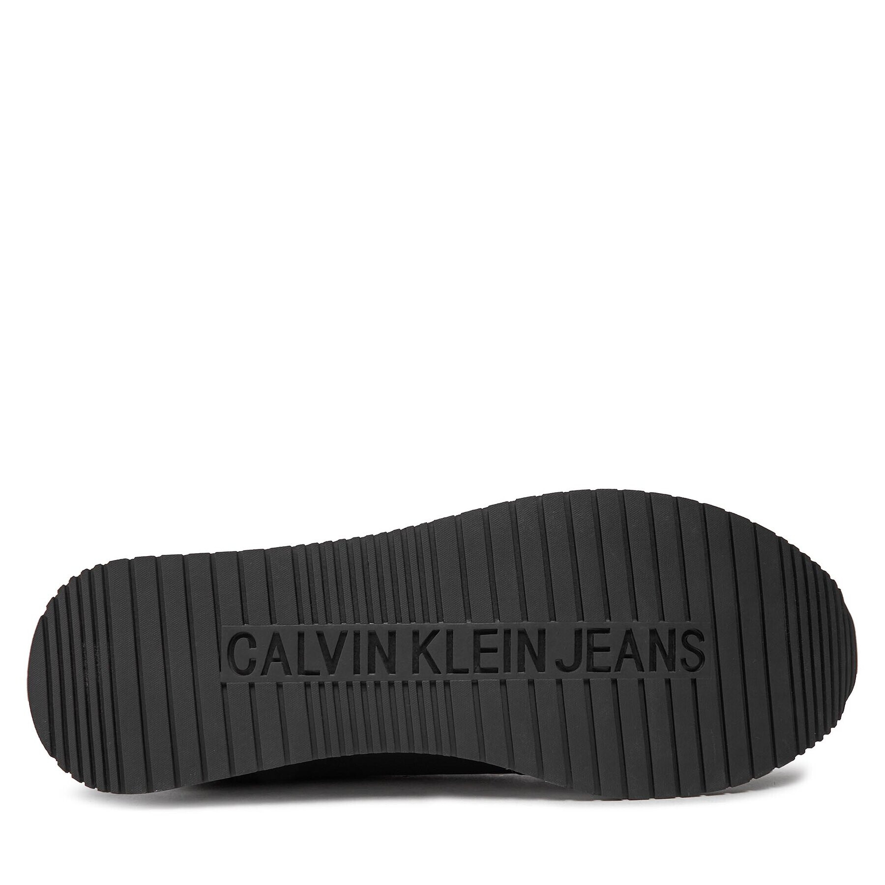 Calvin Klein Jeans Sneakers Retro Runner Low Lth In Sat YM0YM00863 Negru - Pled.ro